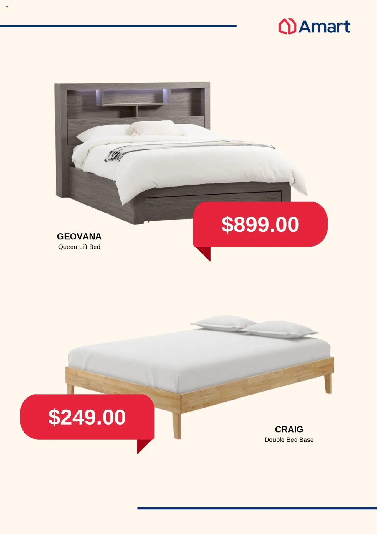Amart Furniture catalogue - valid from 17.10.2025 | Page: 3 | Products: Bed