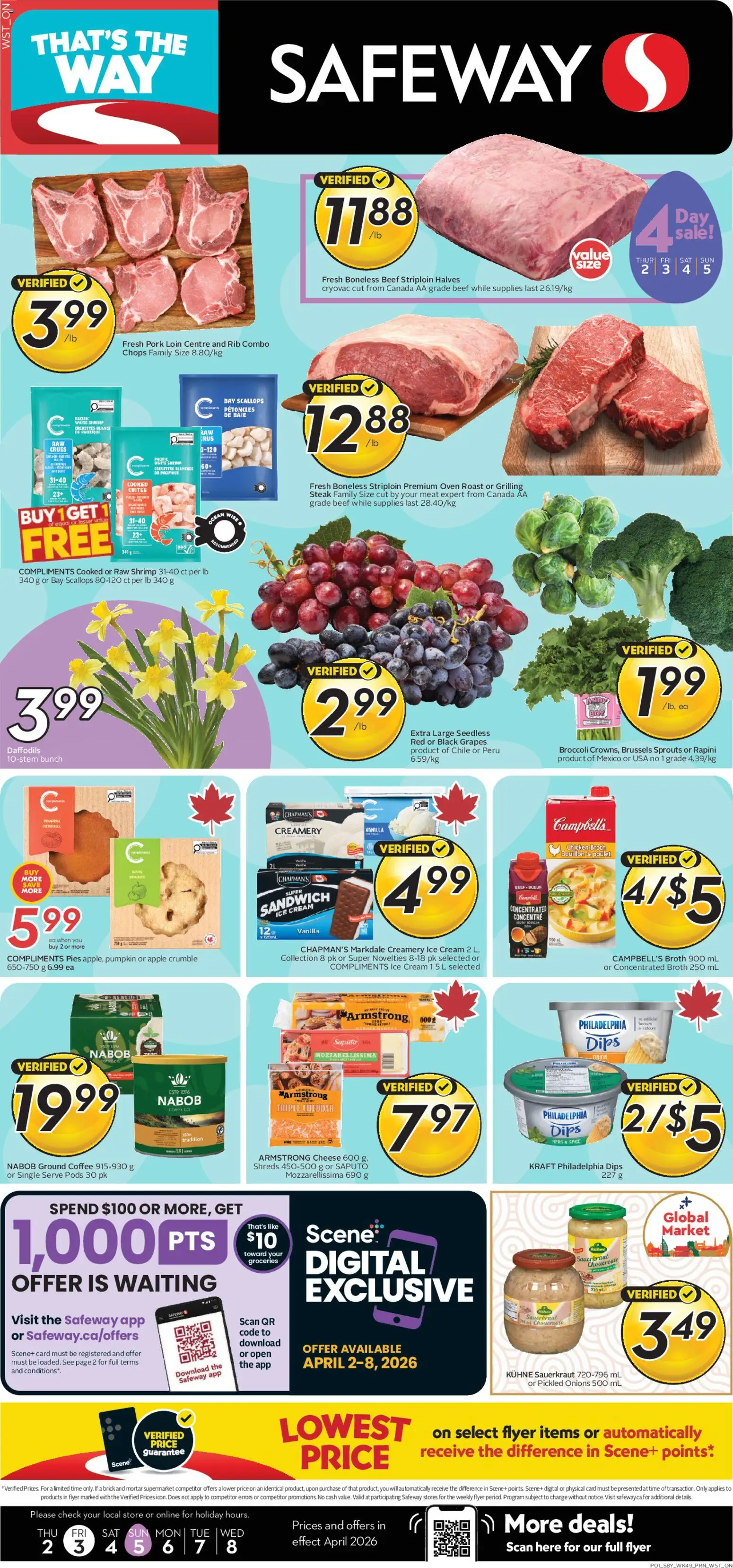 Safeway flyer valid from 02.04.2026 | Page: 1
