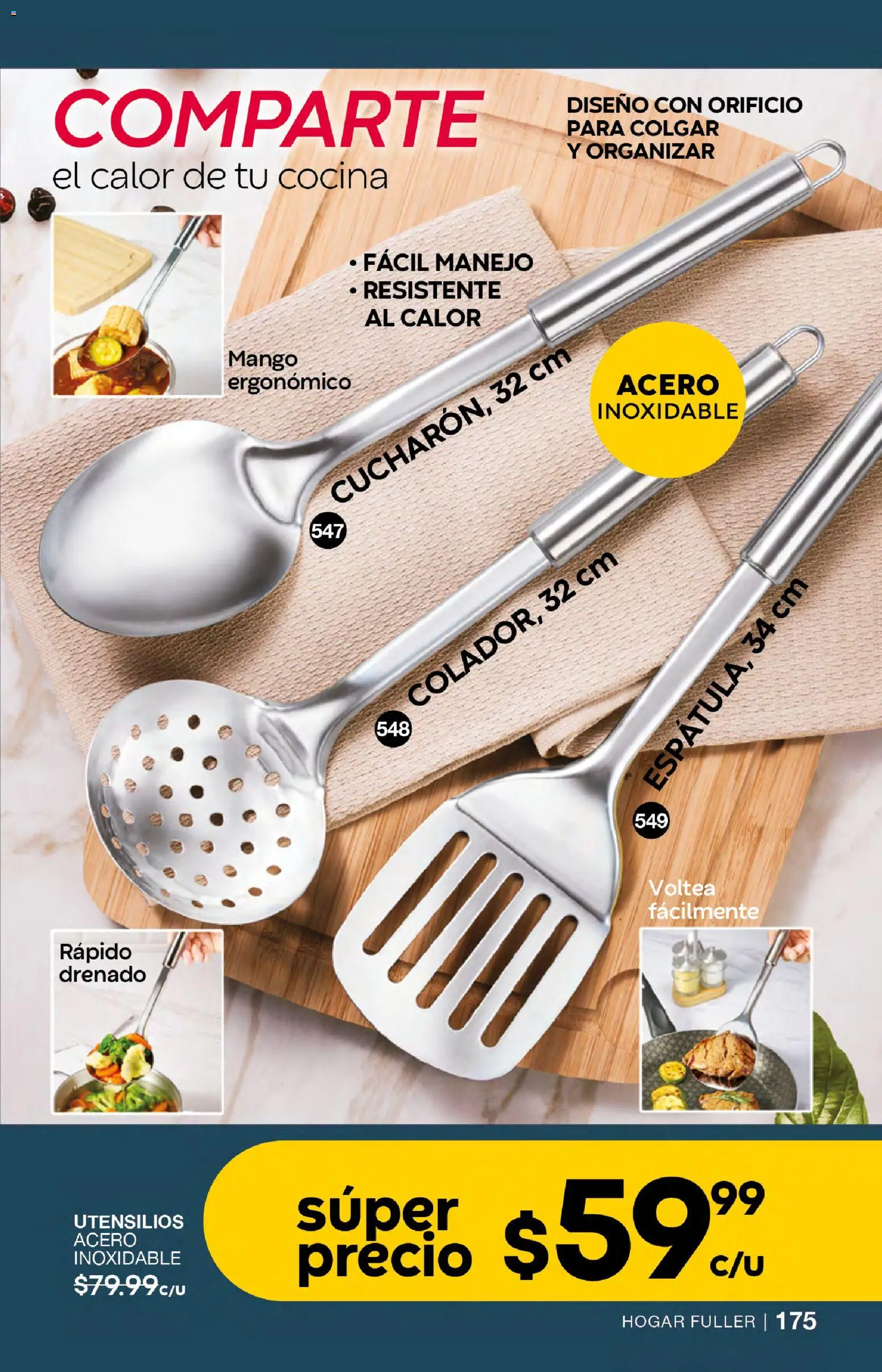 Nuevas ofertas de Fuller válidas en toda la República Mexicana desde el 07.01.2026. ¡Encuentra las mejores ofertas en Fuller campaña 20 2026! | Página: 175 | Productos: Mango, Cocina