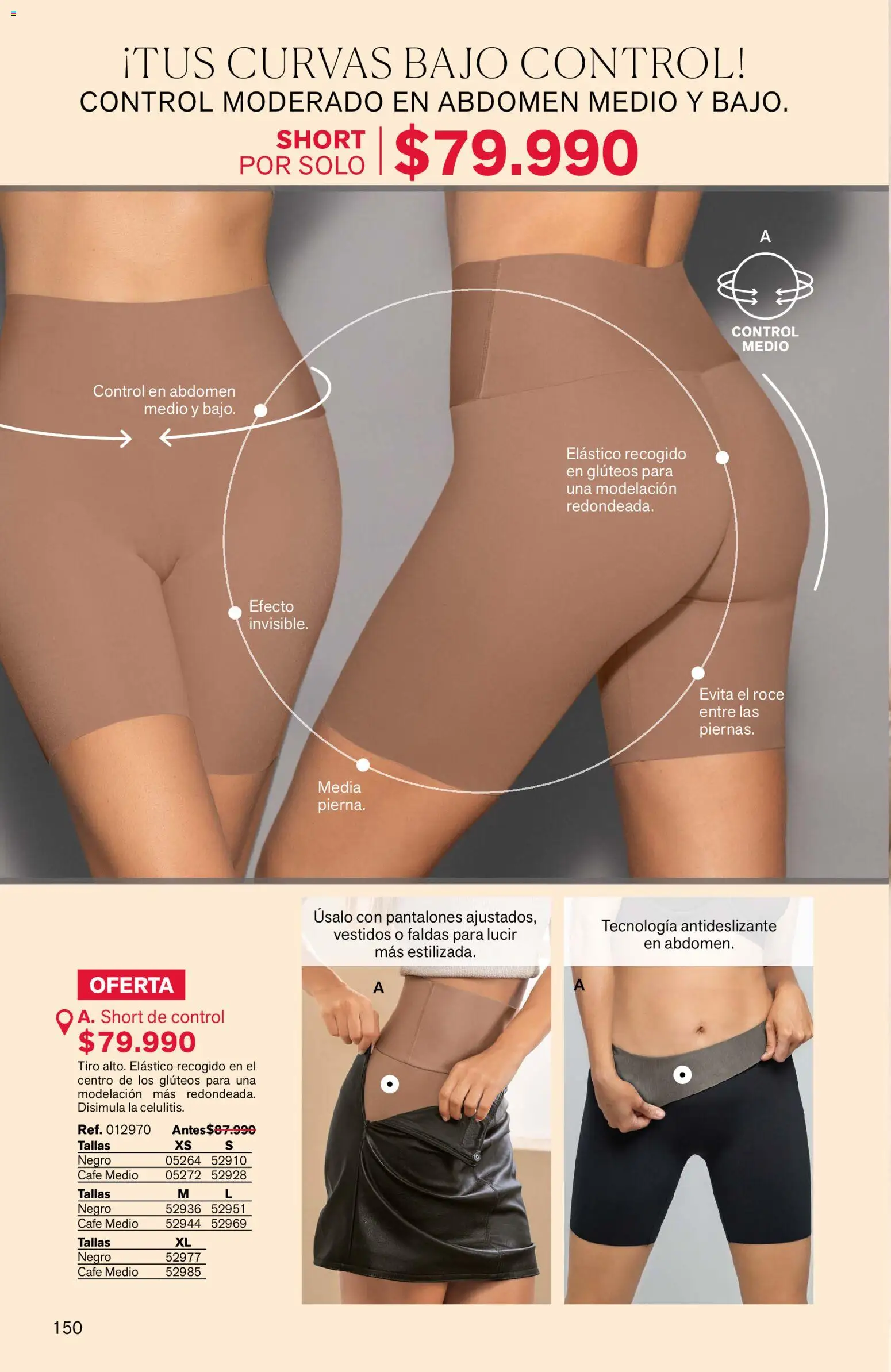 Leonisa revista - valida desde el 03.04.2026 | Página: 150 | Productos: Short, Faldas, Pantalones, Café
