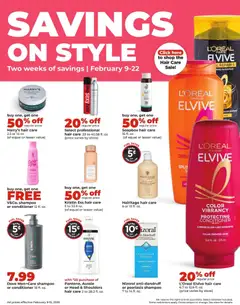 Preview of HyVee weekly ads valid from 09.02.2026 | Page: 35 | Products: Ring, Shampoo, Conditioner