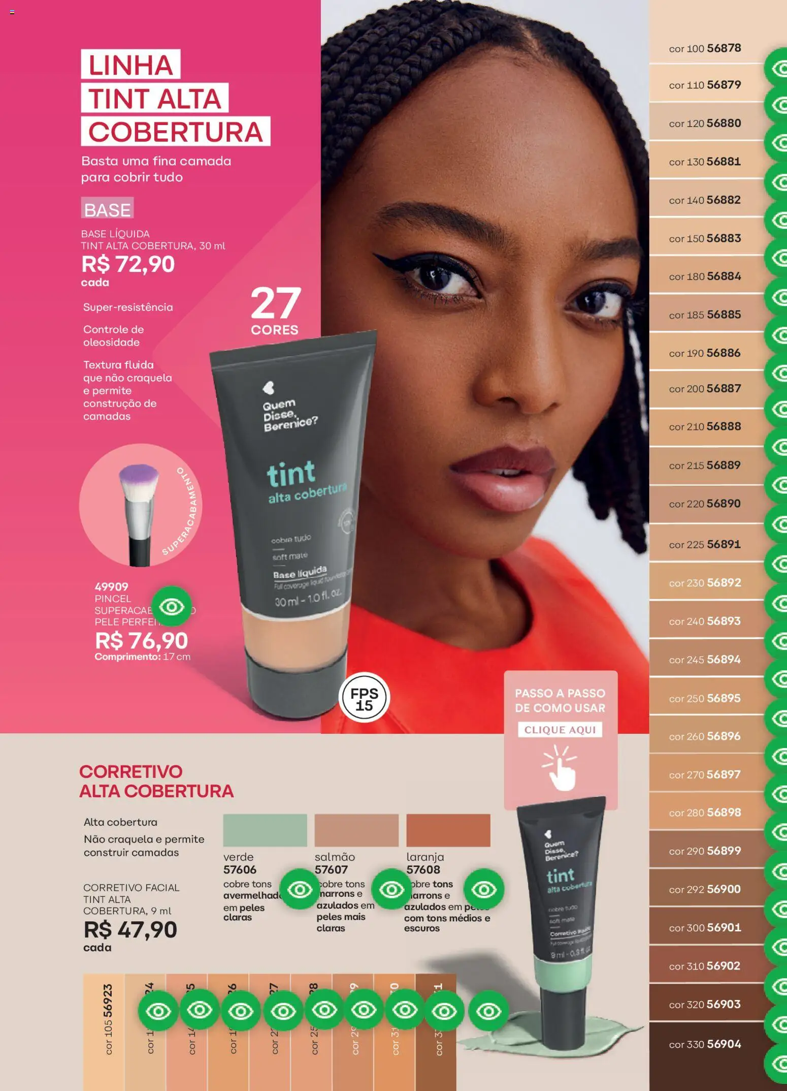 O Boticário Folheto - válido de 09.02.2026 | Página: 145 | Produtos: Corretivo, Pincel, Salmão, Base