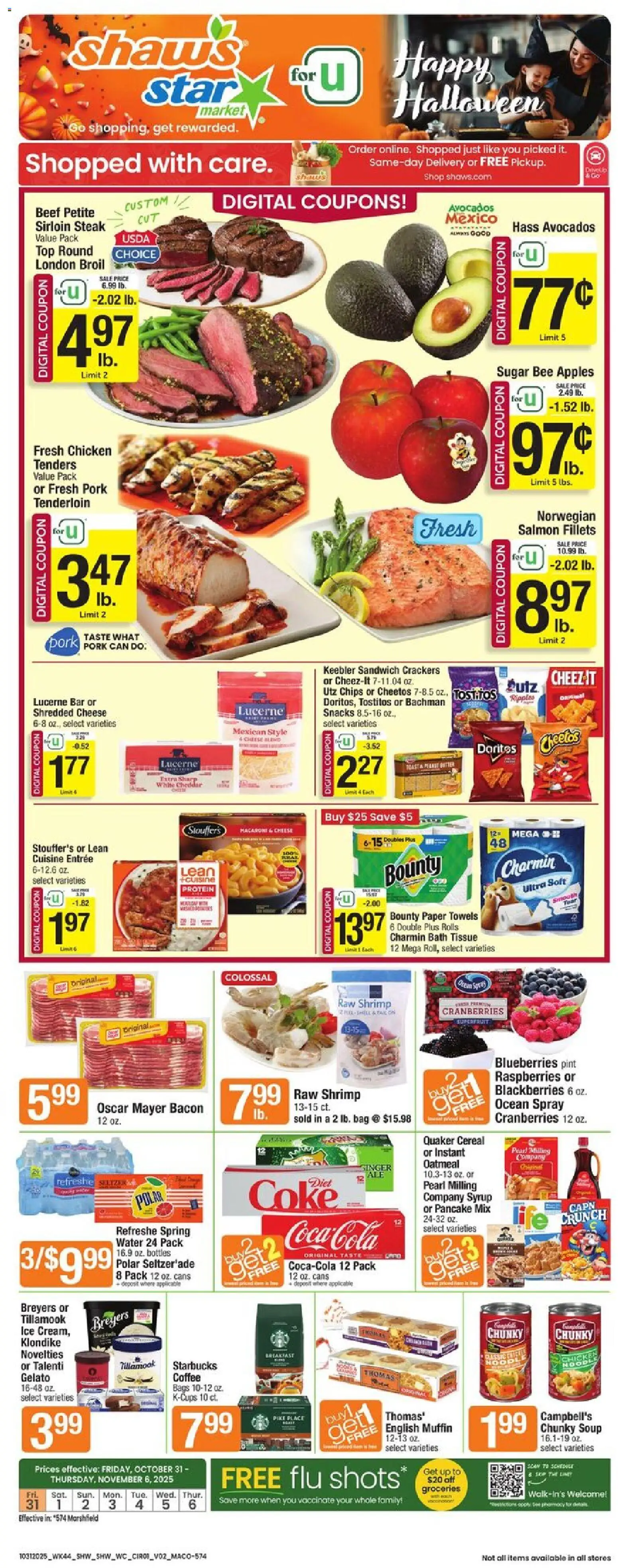 Star Market Weekly Ad - MA - valid from 31.10.2025 | Page: 1