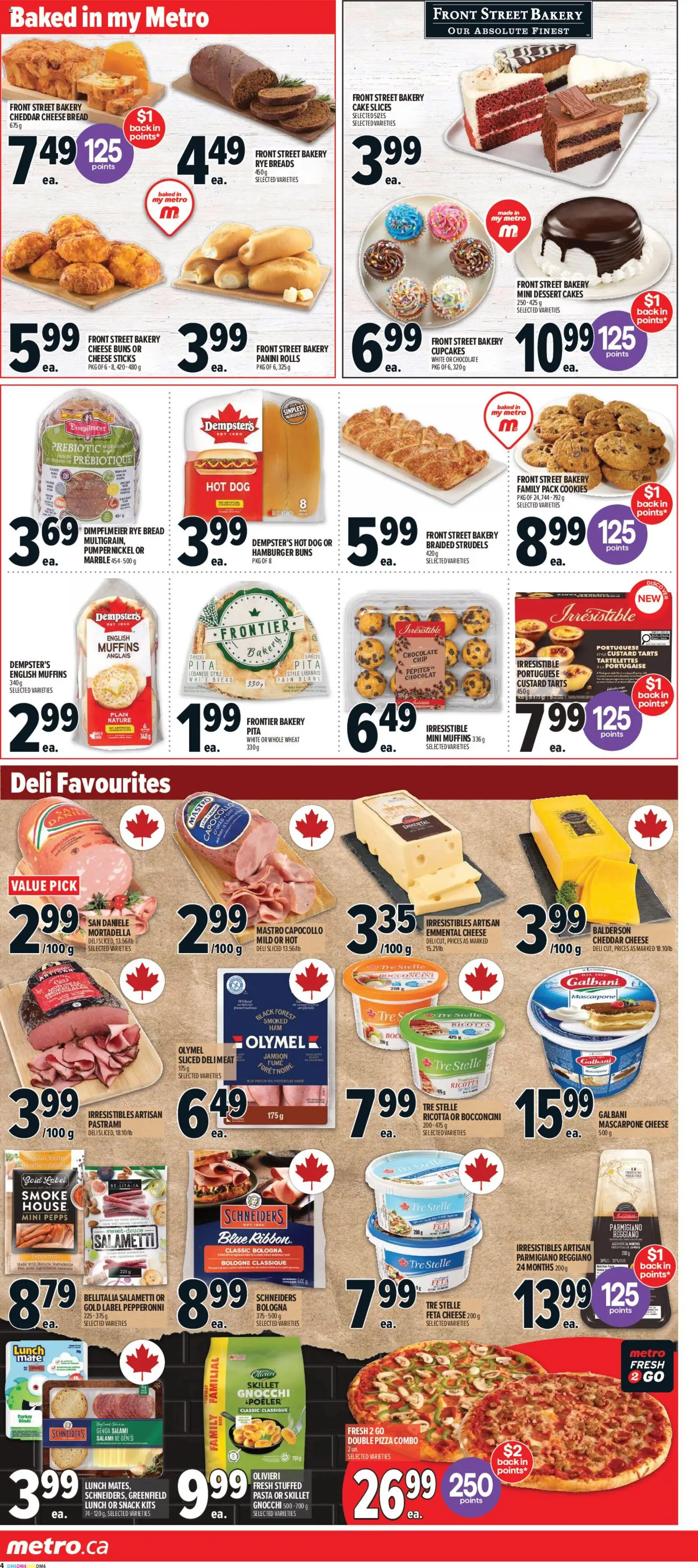 Metro flyer valid from 08.01.2026 | Page: 8 | Products: Cookies, Bread, Chocolate, Salami