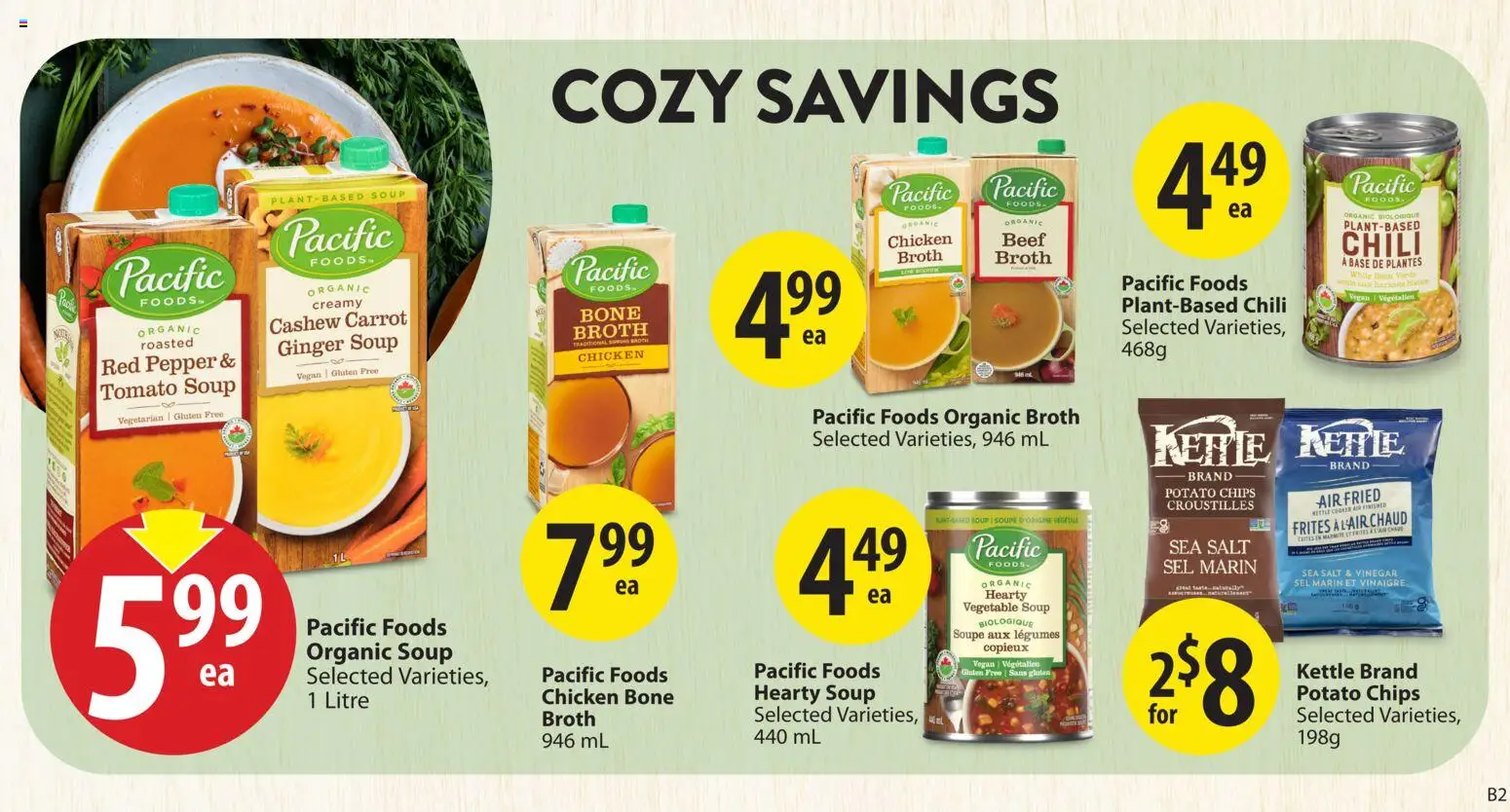 Save on foods flyer valid from 22.01.2026 | Page: 21 | Products: Beef, Chips, Kettle, Chicken
