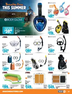 Preview of Anaconda Catalogue - valid from 03.12.2025 | Page: 47 | Products: Mask, Water, Weight