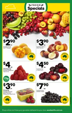 Preview of Weekly catalogue Woolworths 31/12 - valid from 31.12.2025 | Page: 9 | Products: Honey, Strawberries, Grapes, Plums