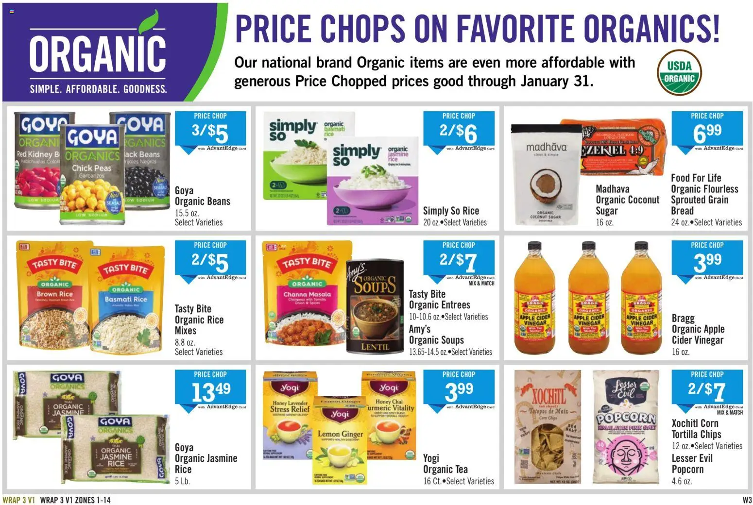 Price Chopper - Weekly Ad - valid from 04.01.2026 | Page: 15 | Products: Apple Cider Vinegar, Bread, Spices, Onion