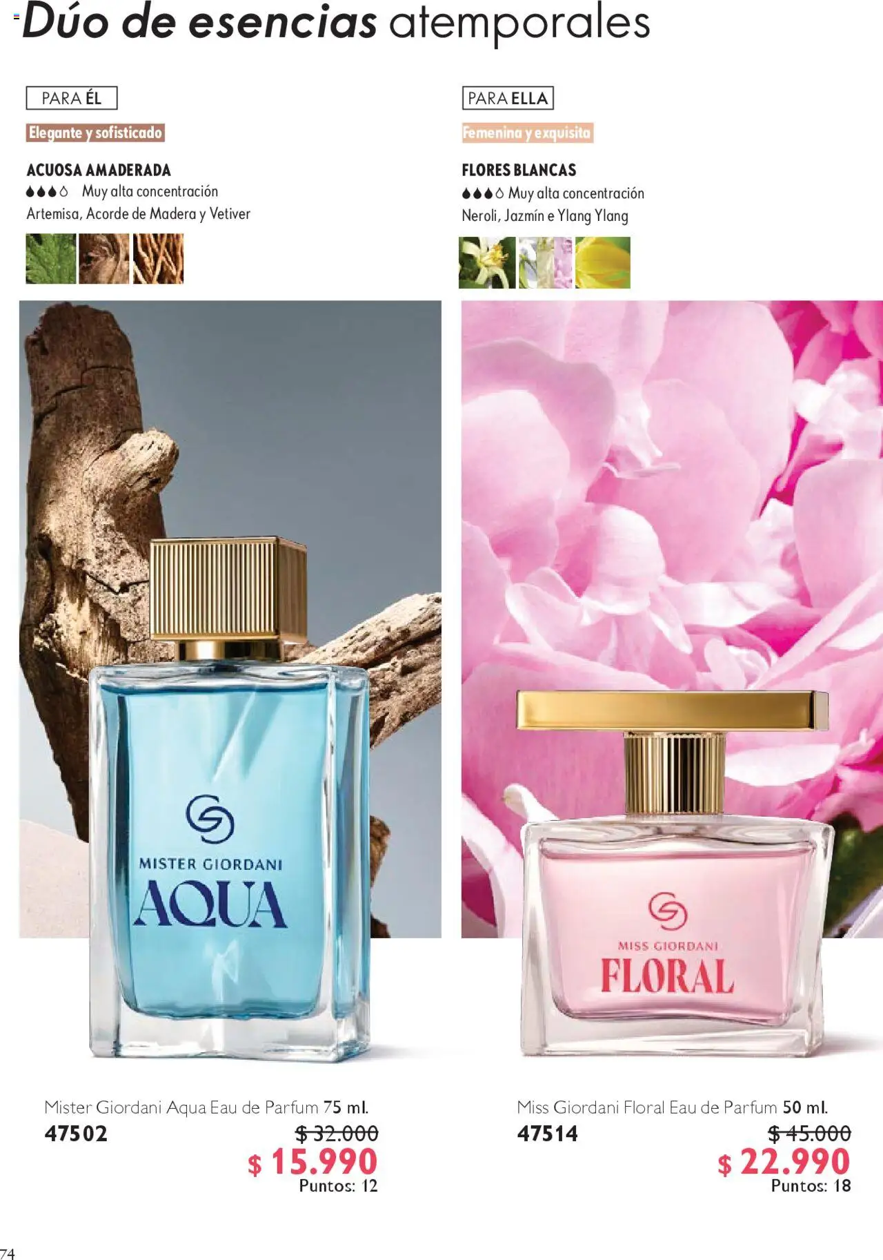 Oriflame catálogo │ válido desde el 04.10.2025 | Página: 74 | Productos: Esencias