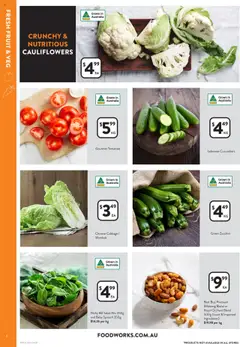 Foodworks catalogue - valid from 23.07.2025 | Page: 6 | Products: Tomatoes, Cucumbers, Salad, Cabbage