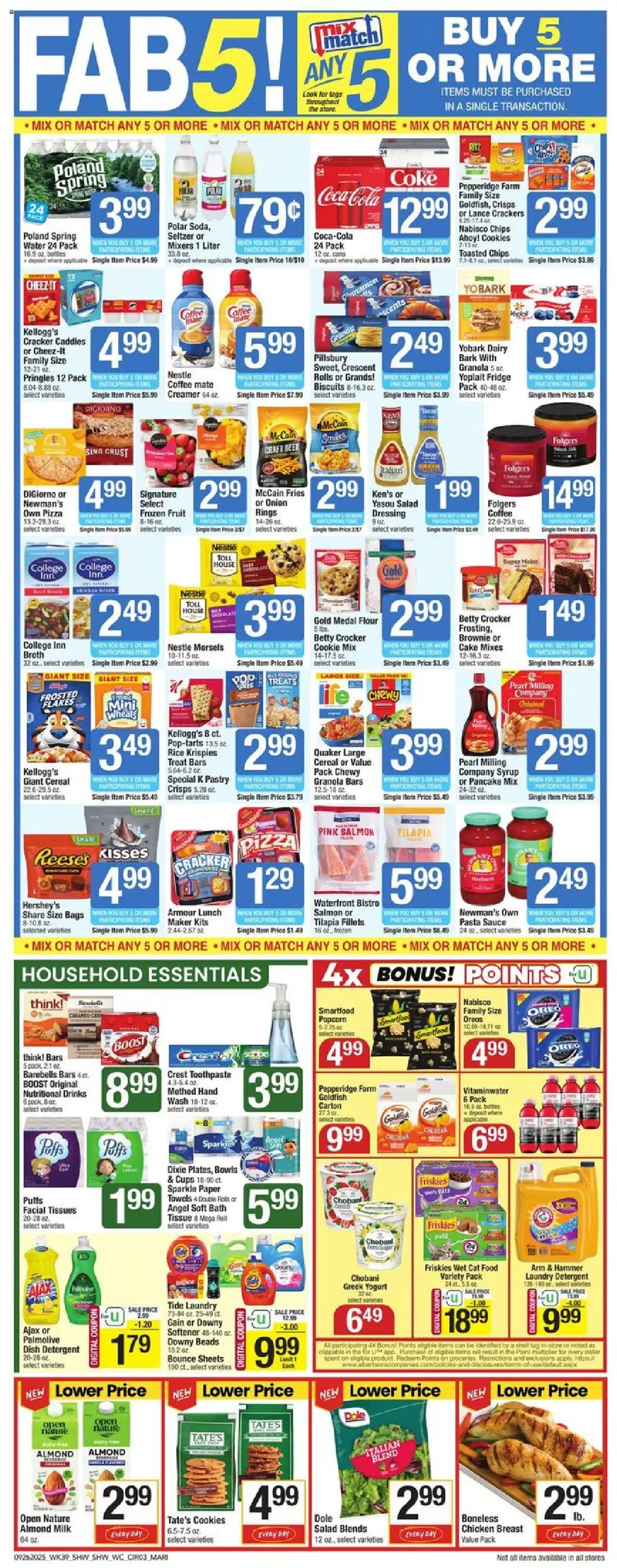 Shaw's Weekly Ad - MA - valid from 26.09.2025 | Page: 3 | Products: Yogurt, Coffee, Rice, Detergent