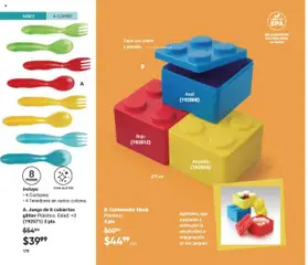 Nuevas ofertas de AVON válidas en toda la República Mexicana desde el 13.09.2025. ¡Encuentra las mejores ofertas en A. Juego de 8 cubiertos glitter Plástico. Edad: +3 (192571) 3 pts, Juego de 8 cubiertos glitter Plástico. Edad: +3. Incluye 4 Cucharas y 4 Tenedores en varios colores.! | Página: 170