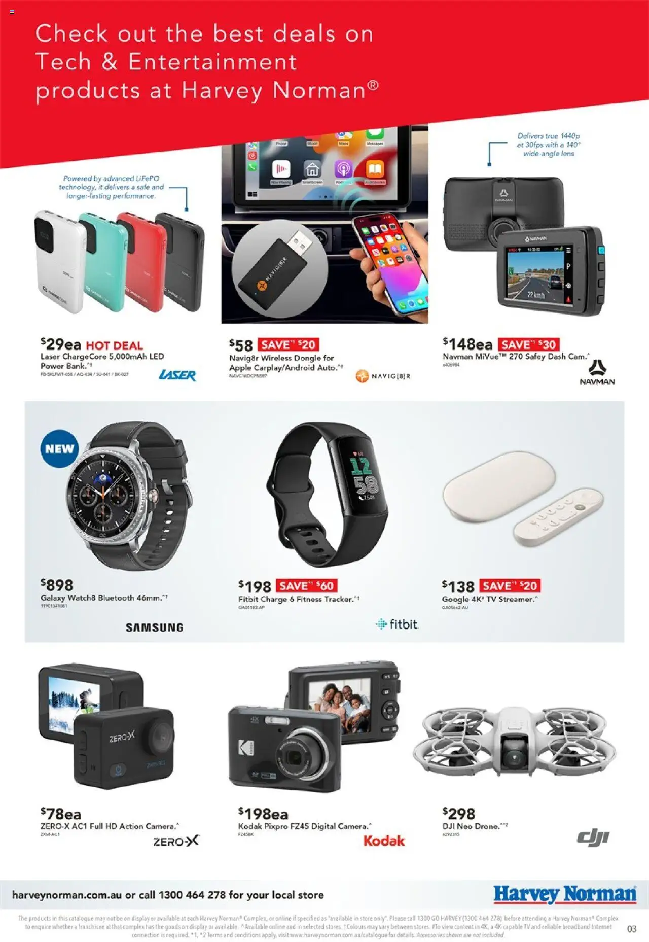 Harvey Norman catalogue - valid from 14.08.2025 | Page: 3 | Products: Accessories, Digital, Tv, Safe