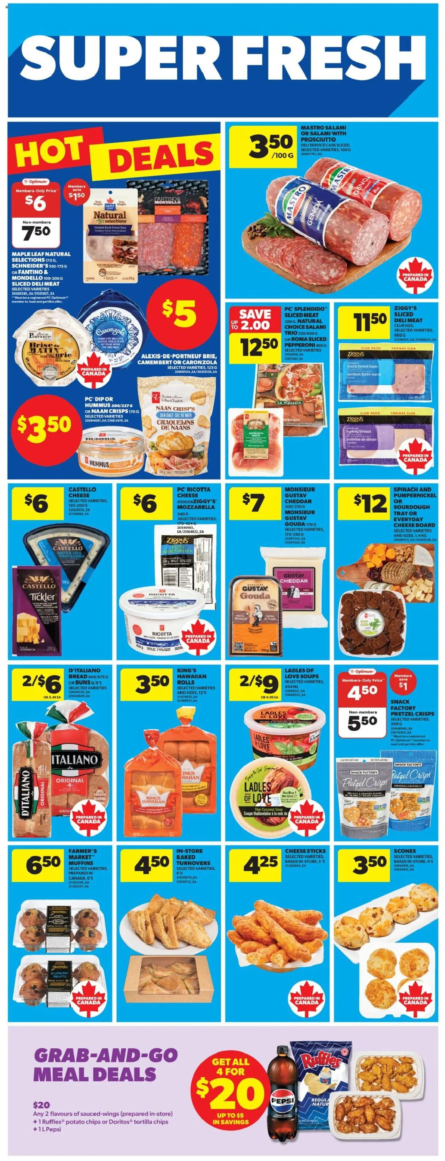 Real Canadian Superstore flyer valid from 12.02.2026 | Page: 21 | Products: PC, Turkey, Cheese, Ham