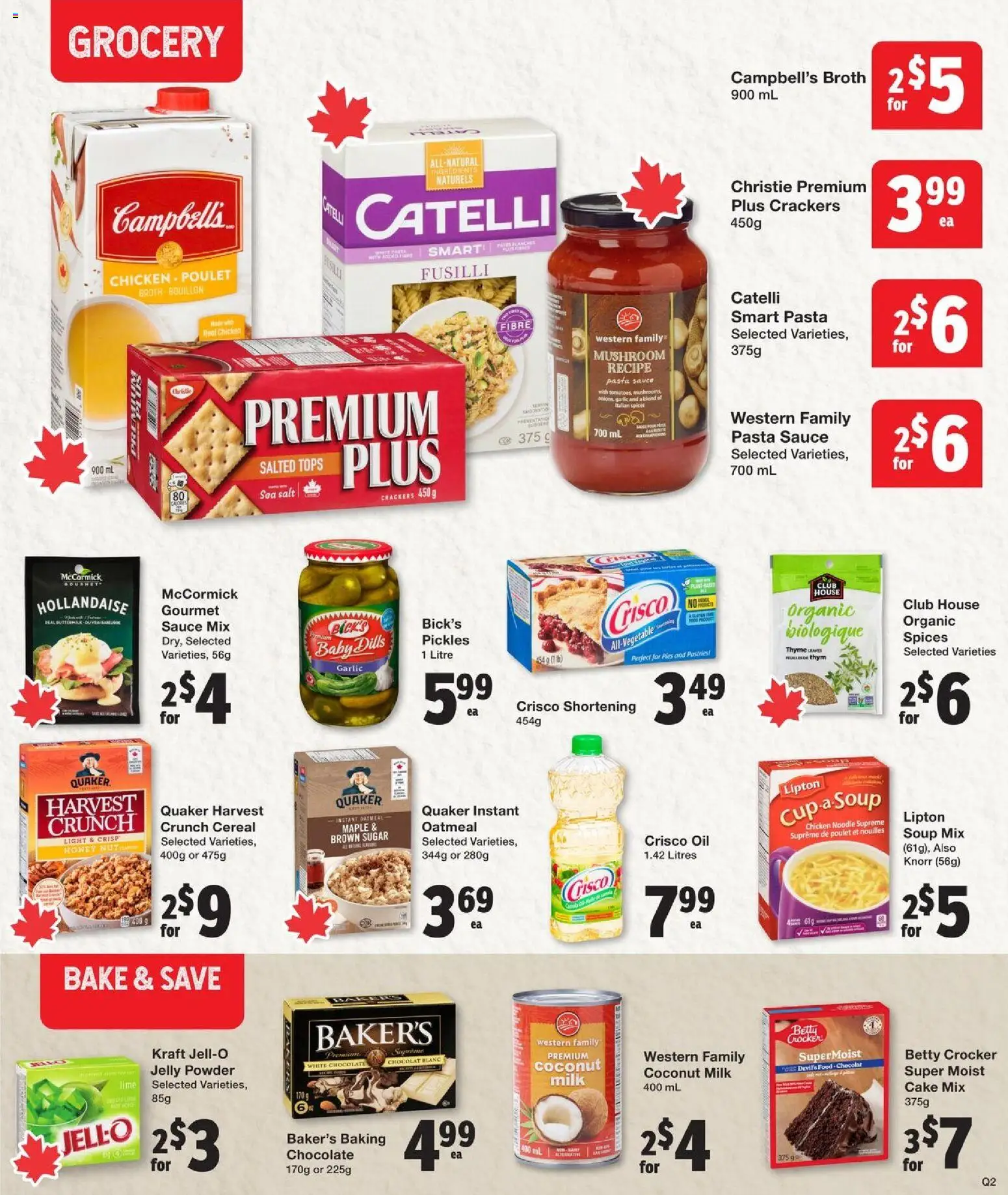 Quality Foods flyer valid from 06.11.2025 | Page: 9 | Products: Pasta, Powder, Milk, Oil