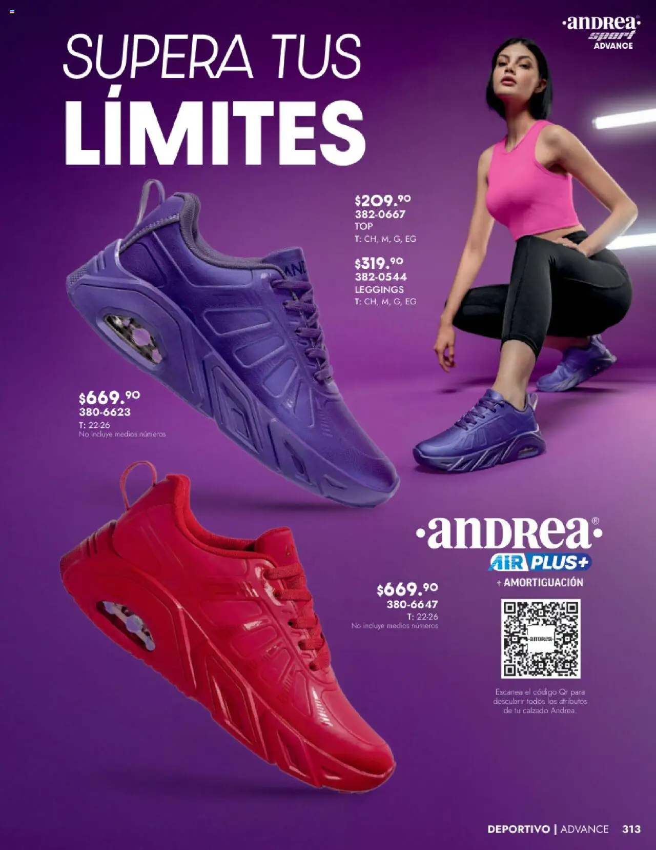 Nuevas ofertas de Andrea válidas en toda la República Mexicana desde el 24.08.2025. ¡Encuentra las mejores ofertas en Andrea - Catálogo Calzado Dama! | Página: 305 | Productos: Leggings