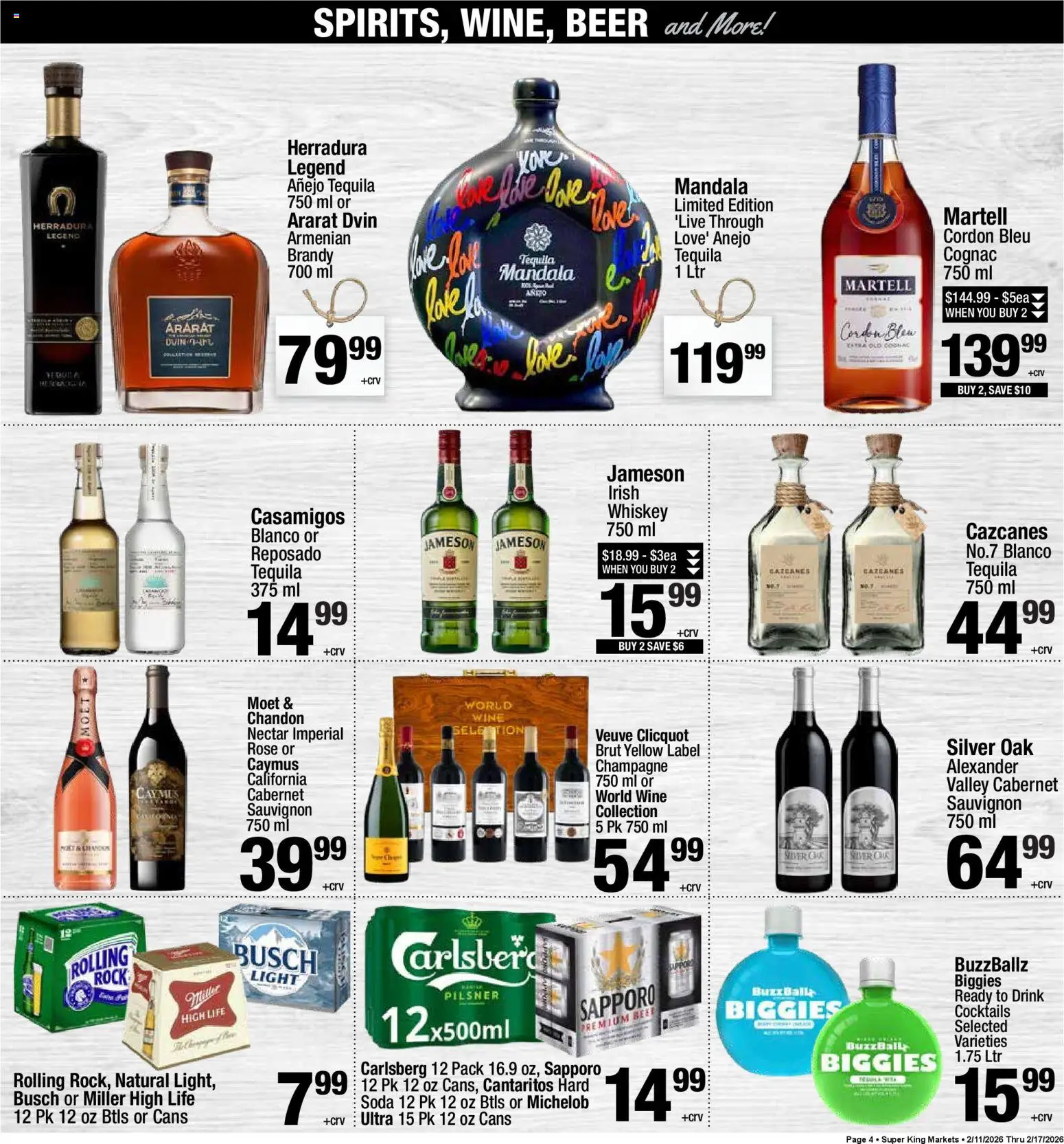Super King - Weekly Ad - valid from 11.02.2026 | Page: 7 | Products: Wine, Beer, Whiskey