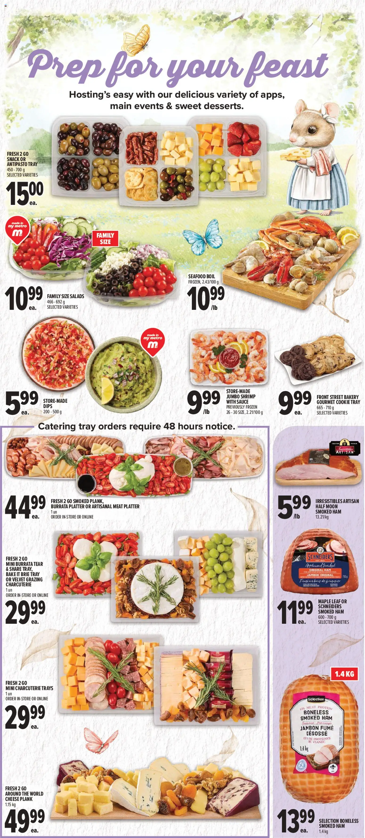 Metro flyer valid from 26.03.2026 | Page: 15 | Products: Bakery, Cheese, Ham