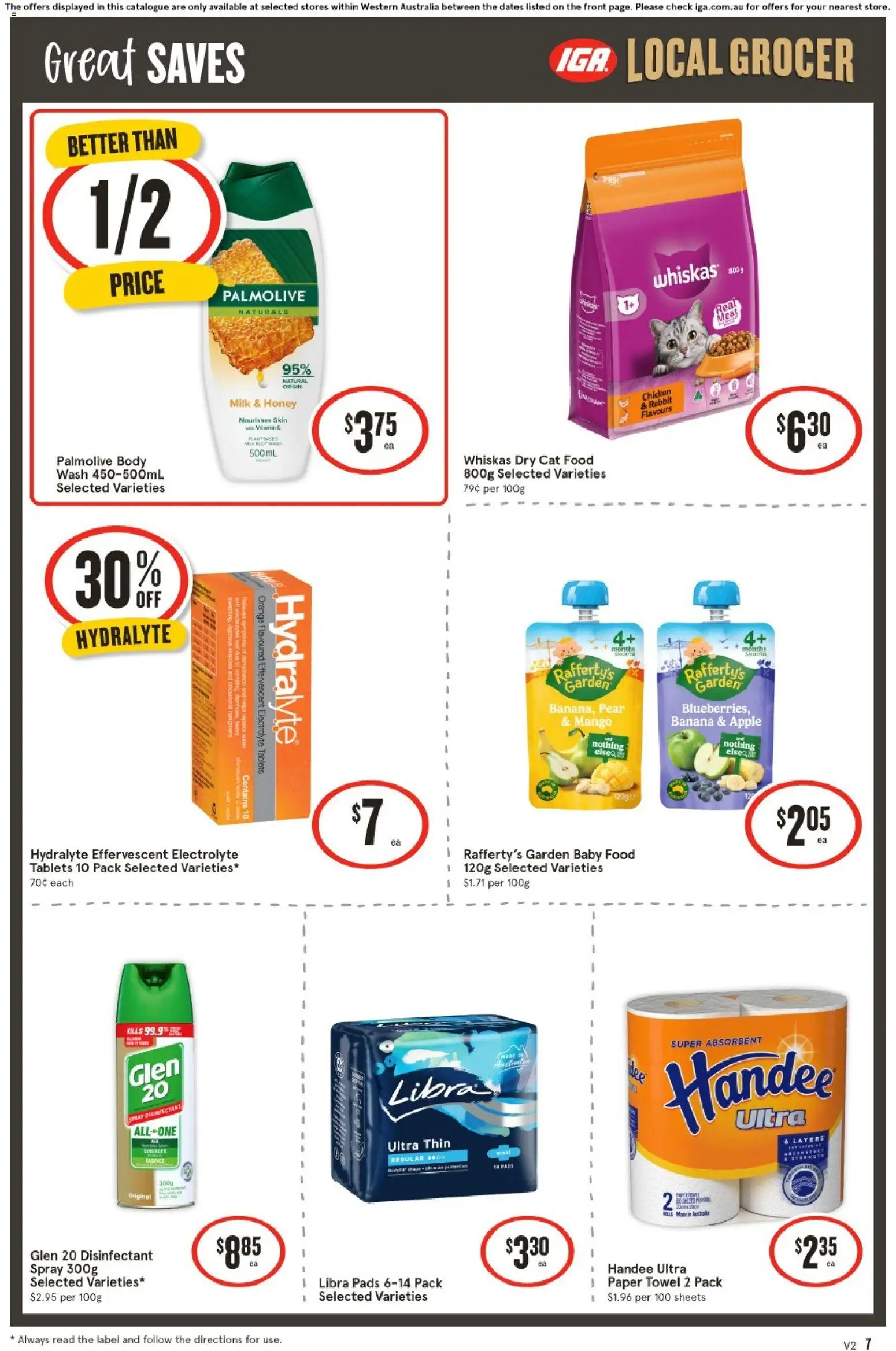 IGA catalogue - valid from 07.01.2026 | Page: 7 | Products: Chicken, Beef, Sugar, Vinegar