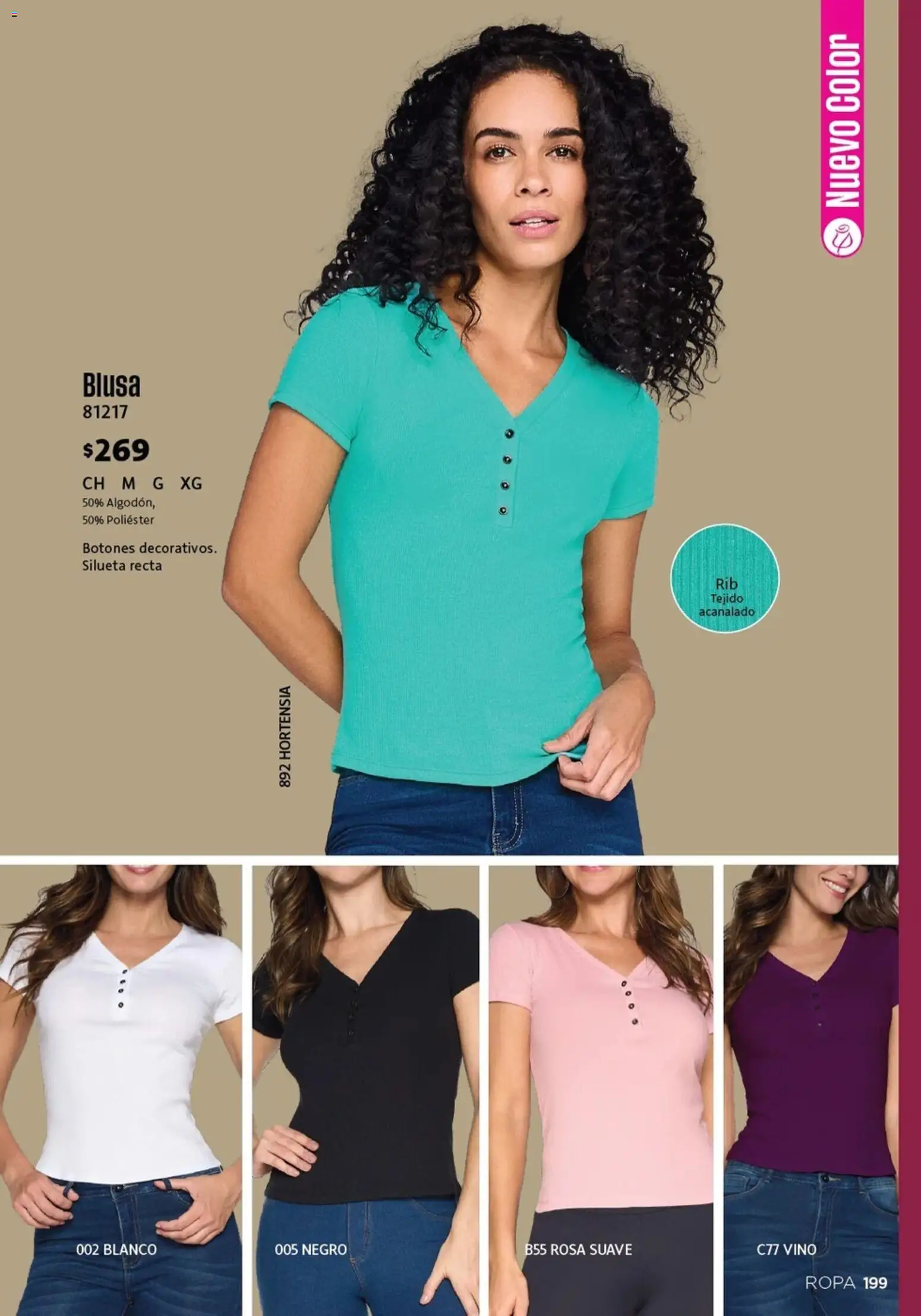 Nuevas ofertas de Ilusión válidas en toda la República Mexicana desde el 01.03.2026. ¡Encuentra las mejores ofertas en Ilusión catálogo Primavera! | Página: 201 | Productos: Blusa, Ropa, Vino