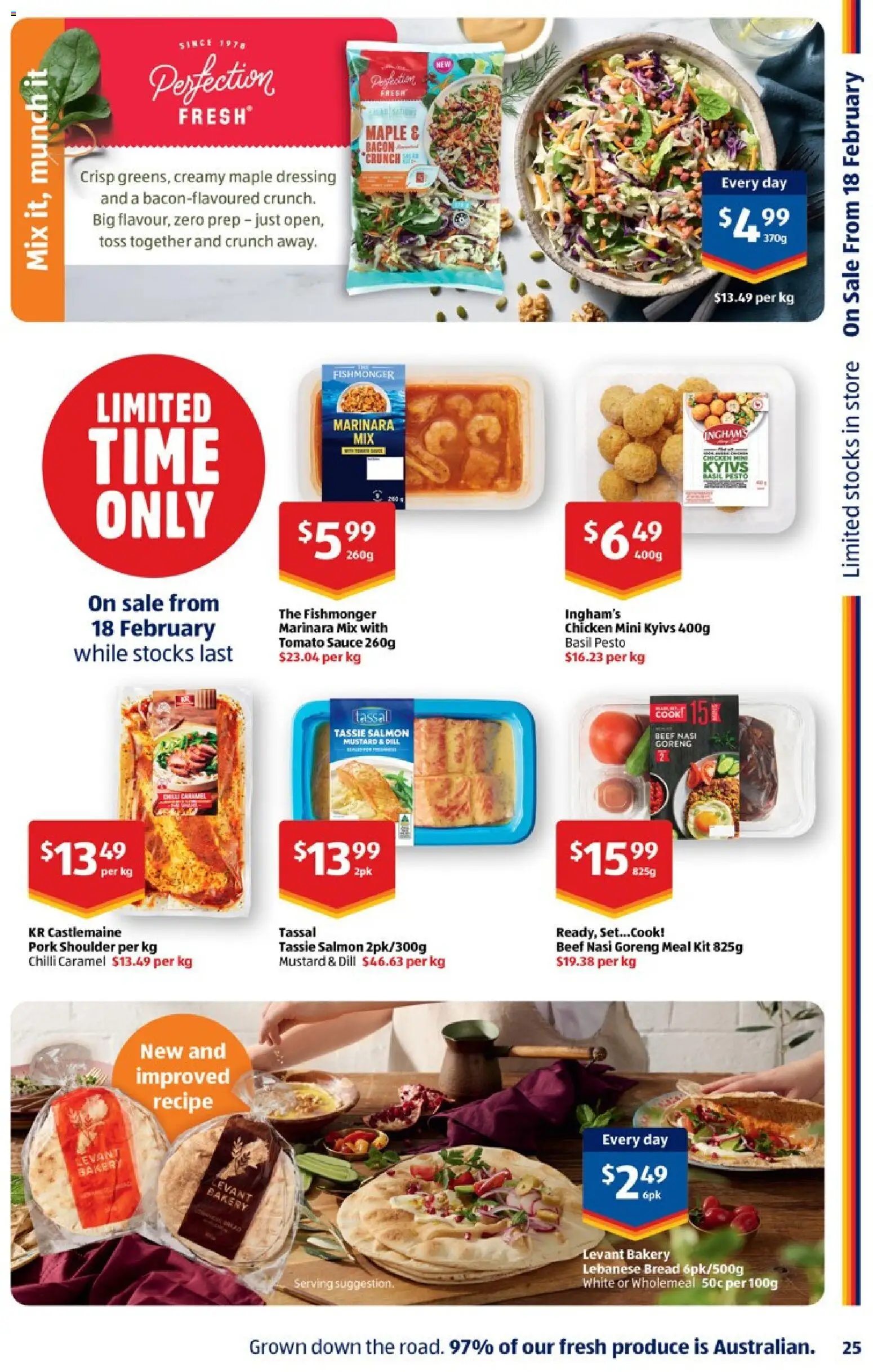 Aldi catalogue - valid from 25.02.2026 | Page: 25 | Products: Bacon, Bread, Pork, Beef