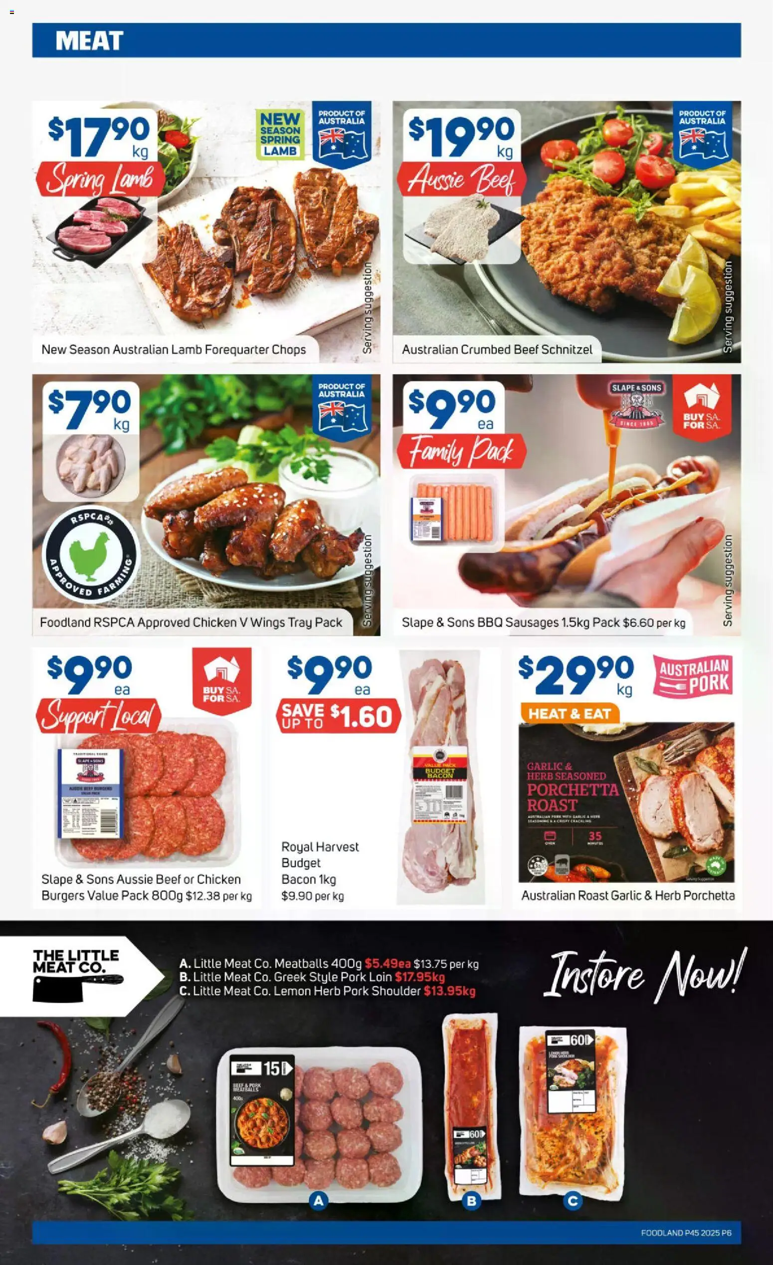Foodland catalogue - valid from 05.11.2025 | Page: 6 | Products: Bacon, Pork, Lamb, Meat