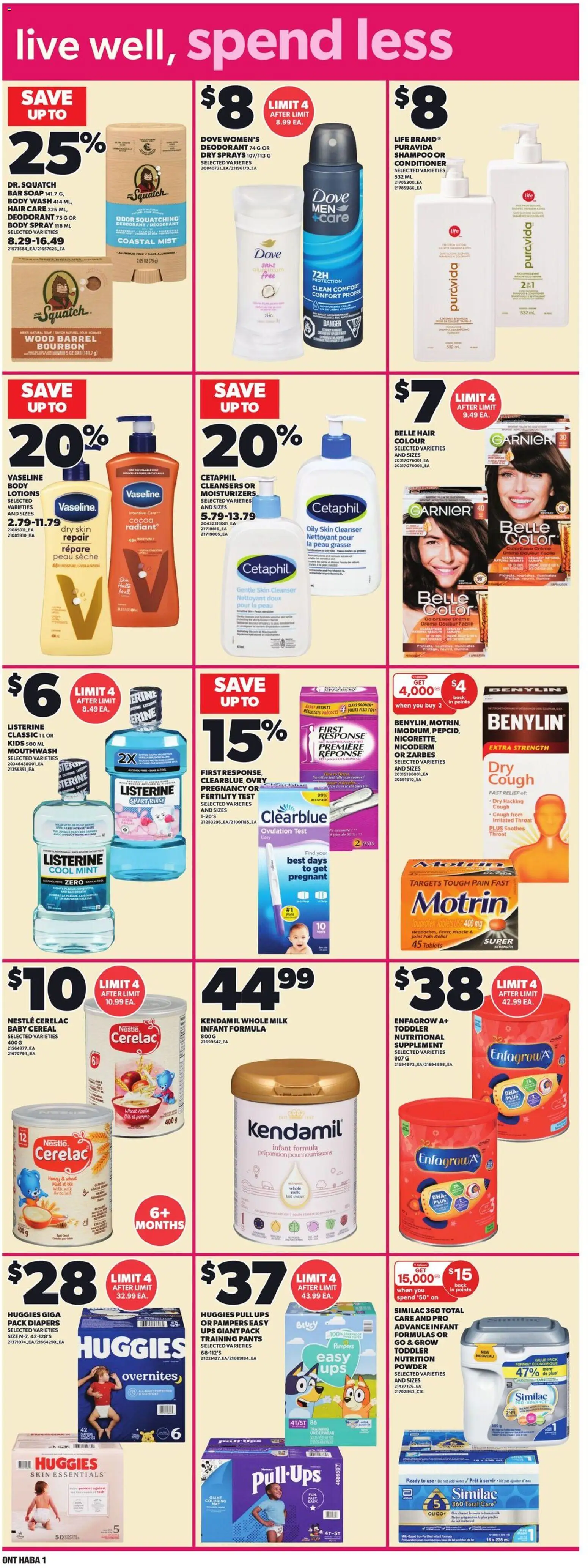 Loblaws flyer valid from 30.04.2026 | Page: 16 | Products: Bourbon, Deodorant, Pants, Underwear