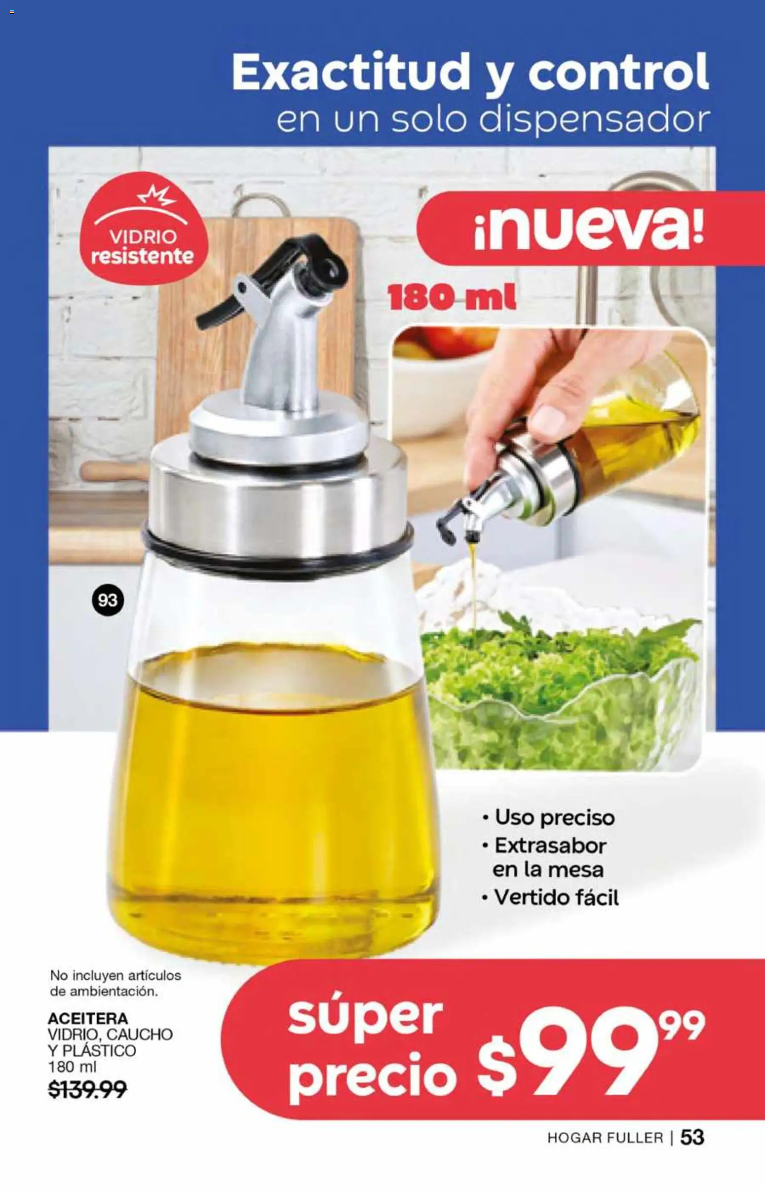 Nuevas ofertas de Fuller válidas en toda la República Mexicana desde el 26.11.2025. ¡Encuentra las mejores ofertas en Fuller campaña 17 2025! | Página: 55 | Productos: Aceitera, Mesa