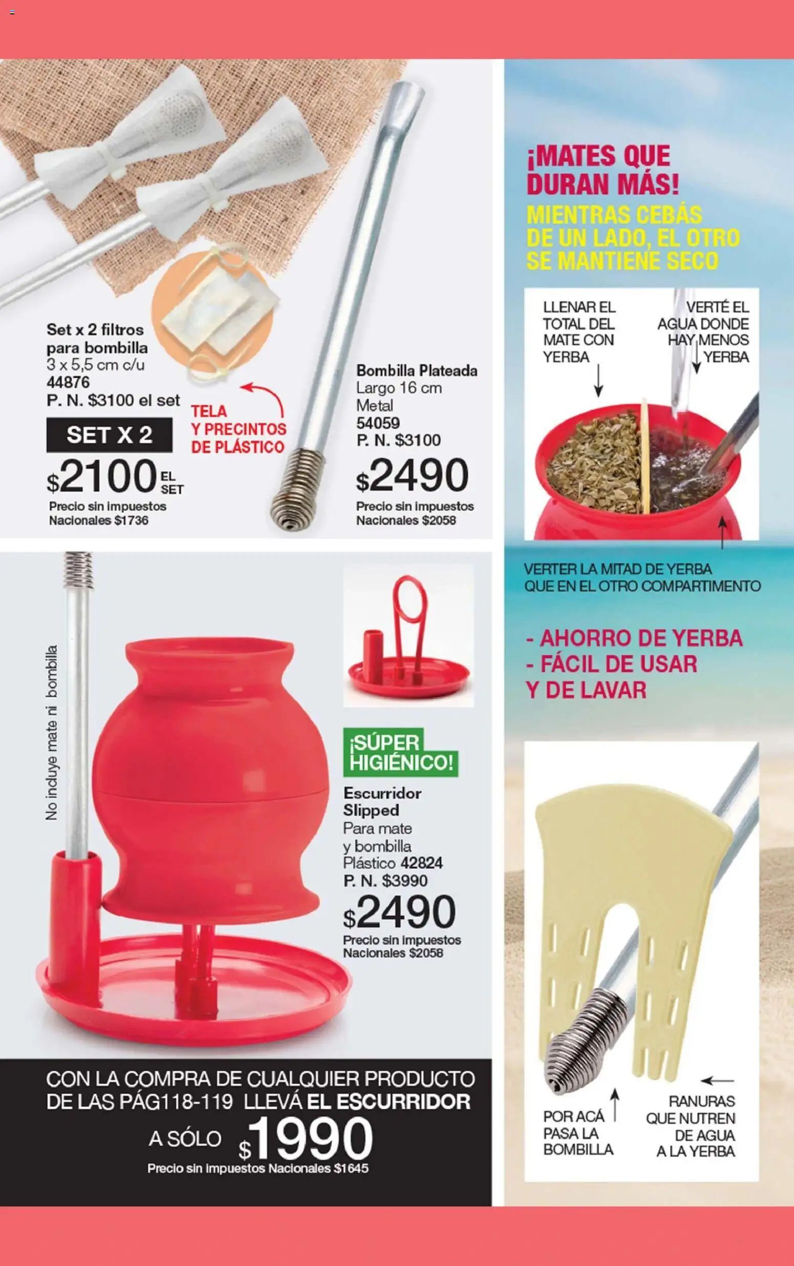 Gigot - CAMPAÑA 01 │ válido desde el 01.01.2026 | Página: 124 | Productos: Yerba, Agua, Bombilla, Escurridor
