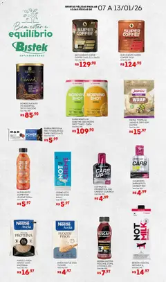 Bistek Supermercados - Ofertas Bem Estar E Equílibrio  - Pré-Visualização do folheto da loja Bistek Supermercados, válido de 07.01.2026