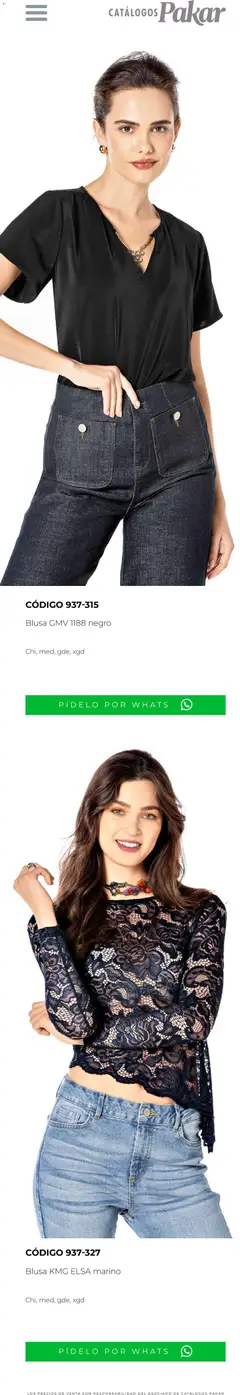 Vista previa de SC Pakar catálogo Vámonos De Fiesta, nuevo folleto de la tienda, válido en México a partir del 21.11.2025 | Página: 7 | Productos: Blusa