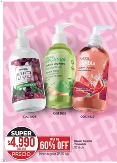 Vista previa Catálogo Amodil Campaña 1/2026 válido desde el 01.01.2026 | Página: 26 | Productos: Sandía, Jabón líquido, Jabón, Té
