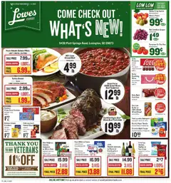Preview of Lowes Foods weekly ads valid from 05.11.2025