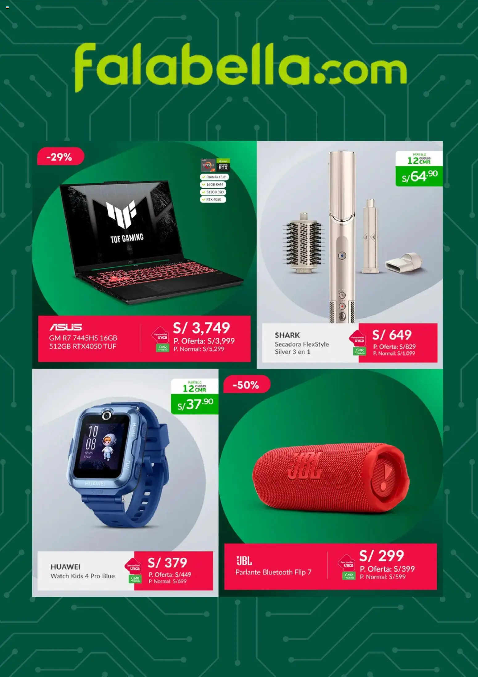 Catálogo Saga Falabella válido desde 03.11.2025 | Página: 3 | Productos: Parlante, Secadora