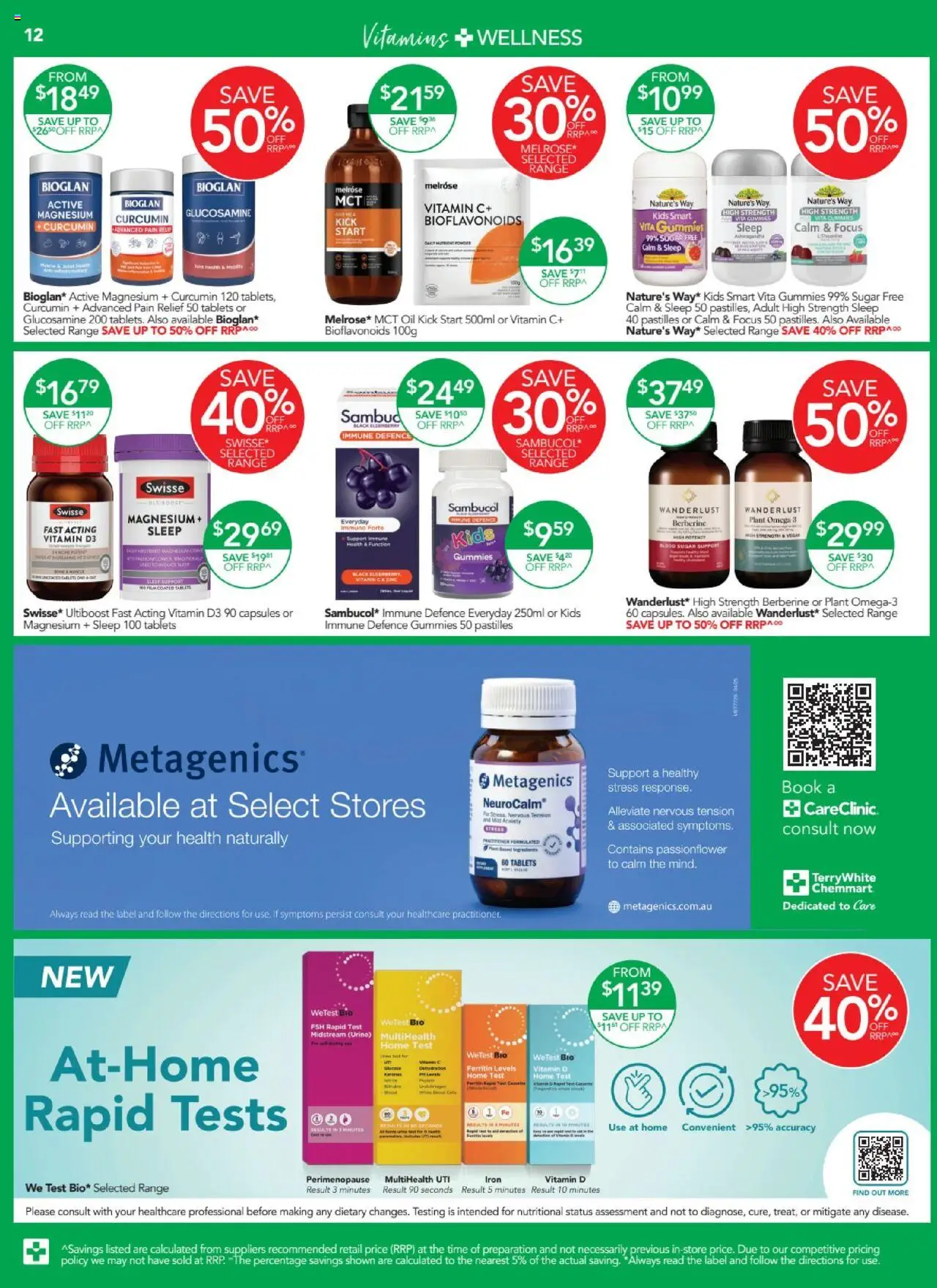 Terry White catalogue - valid from 31.07.2025 | Page: 14 | Products: Sugar, Iron, Tablets, Zinc