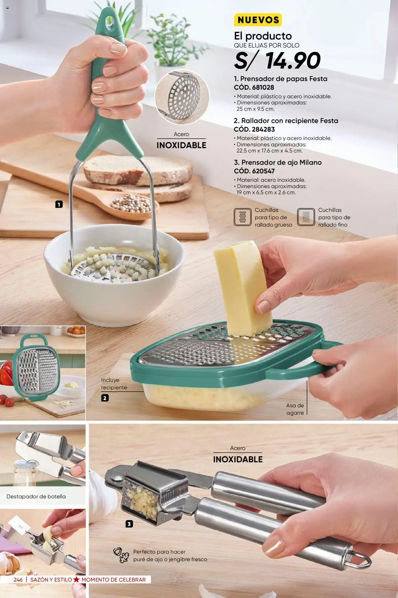 Catálogo Azzorti válido desde 15.10.2025 | Página: 250 | Productos: Papas, Rallador