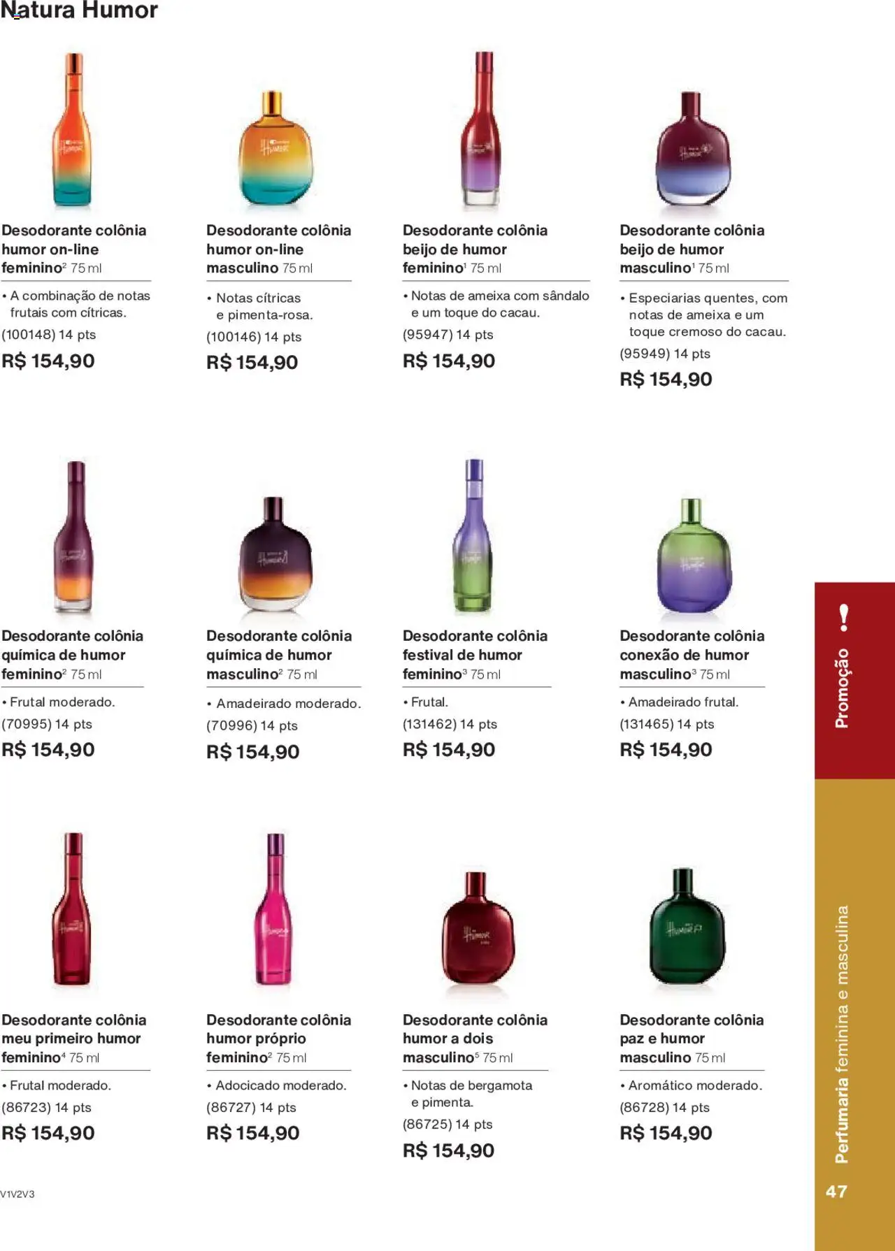 Natura Folheto - válido de 05.06.2025 | Página: 47 | Produtos: Bergamota, Desodorante, Ameixa
