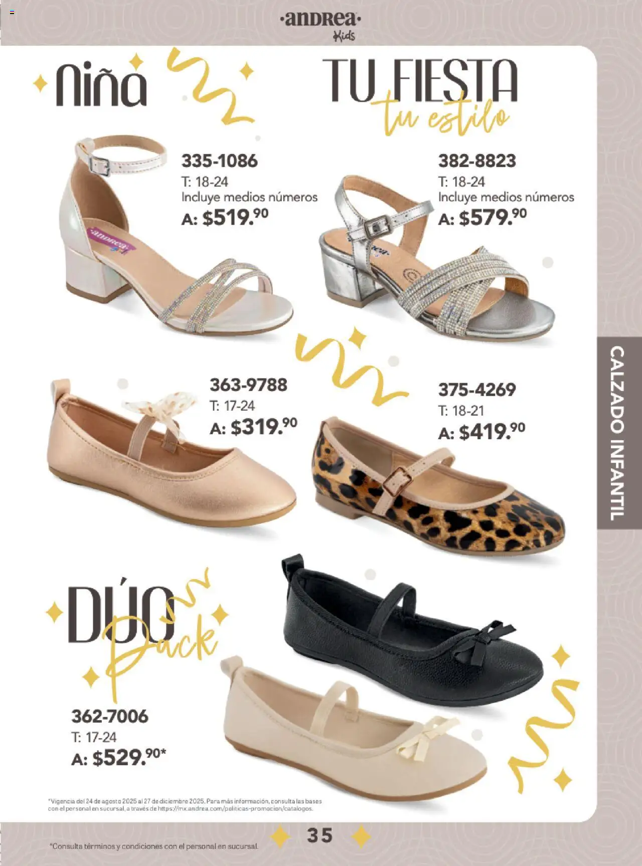 Nuevas ofertas de Andrea válidas en toda la República Mexicana desde el 24.08.2025. ¡Encuentra las mejores ofertas en Andrea - Catálogo Fiestas y Celebraciones! | Página: 35
