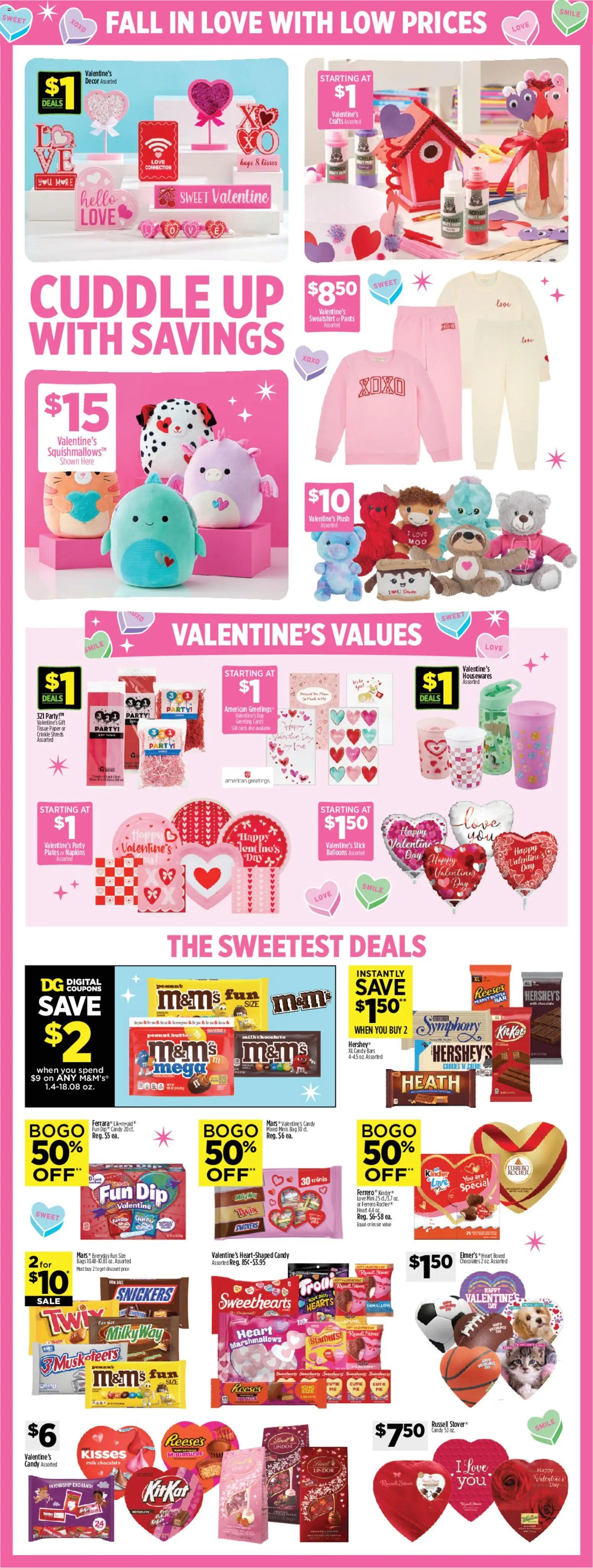 Dollar General Weekly Ad - valid from 01.02.2026 | Page: 6 | Products: Acrylic, Milk, Butter, Chocolate