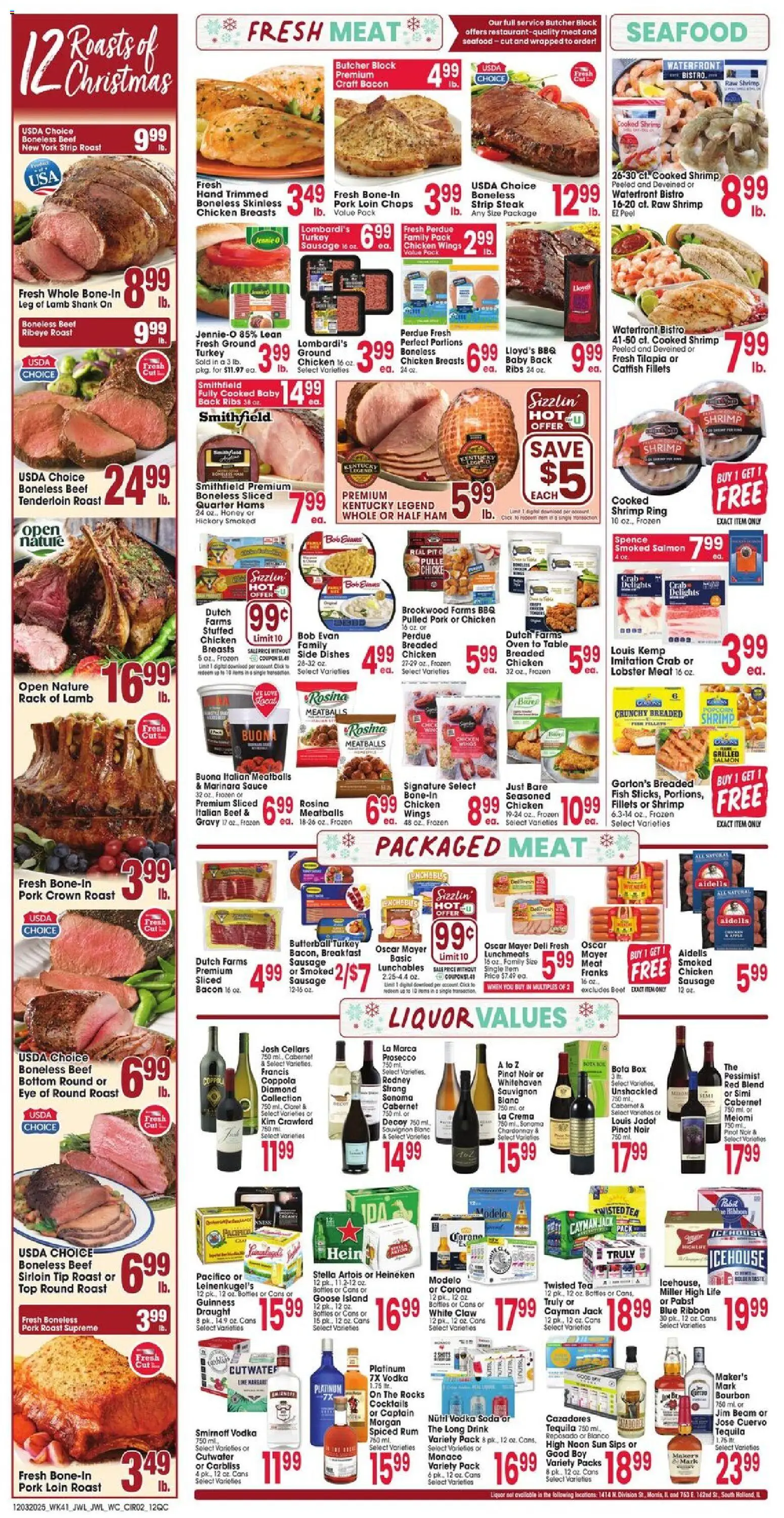 Jewel Osco Weekly Ad - IL - valid from 03.12.2025 | Page: 2 | Products: Pork, Tea, Sausage, Lime