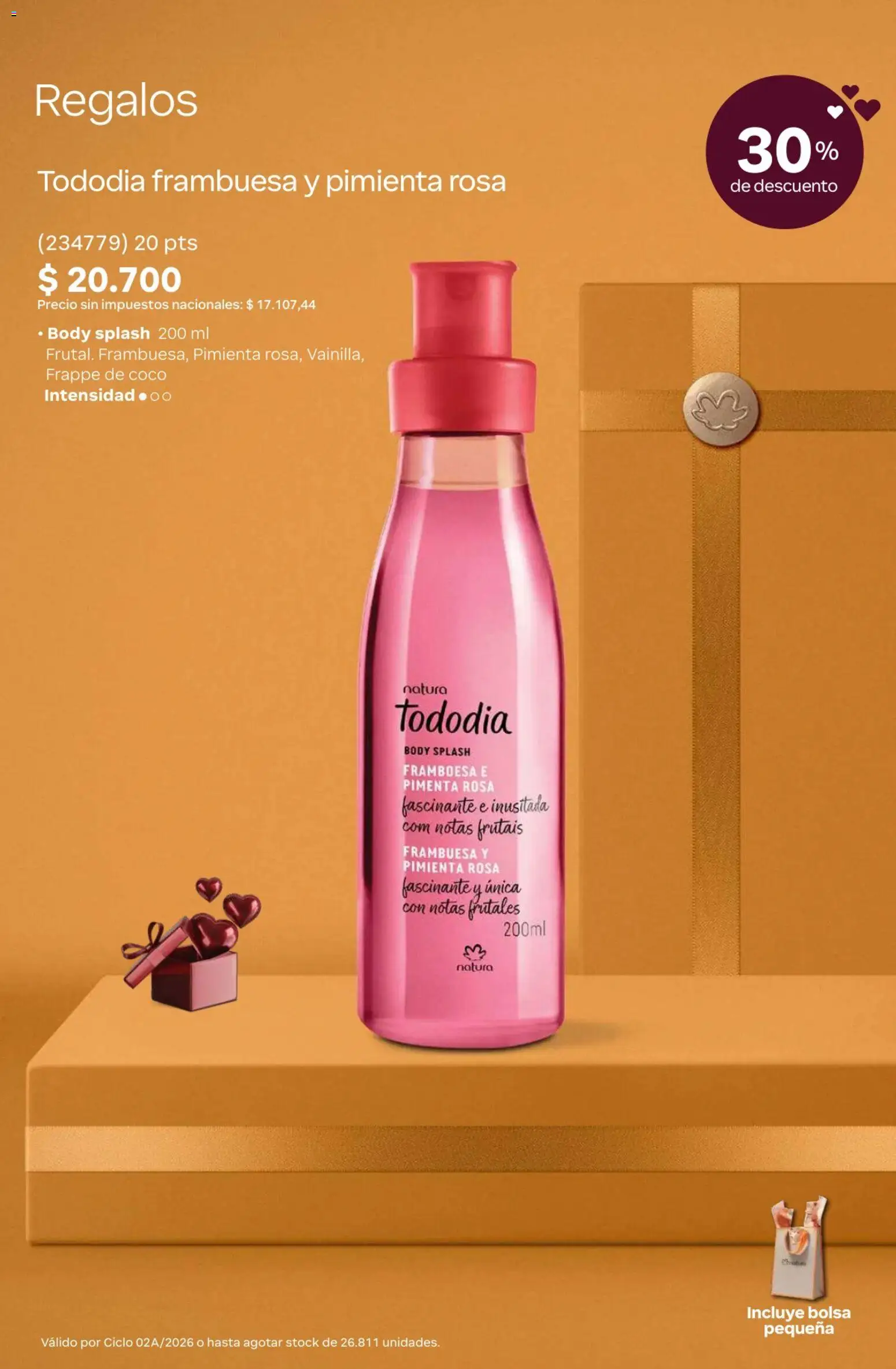 Catálogo Natura Ciclo 1/2026 │ válido desde el 06.01.2026 | Página: 15 | Productos: Body, Bolsa, Pimienta