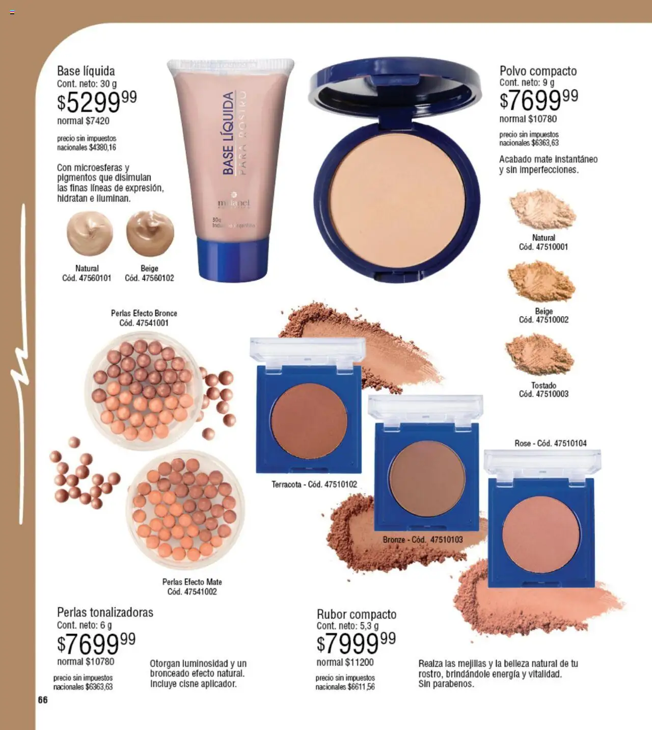 Millanel - Catálogo │ válido desde el 20.10.2025 | Página: 66 | Productos: Mate, Rubor, Polvo, Polvo compacto