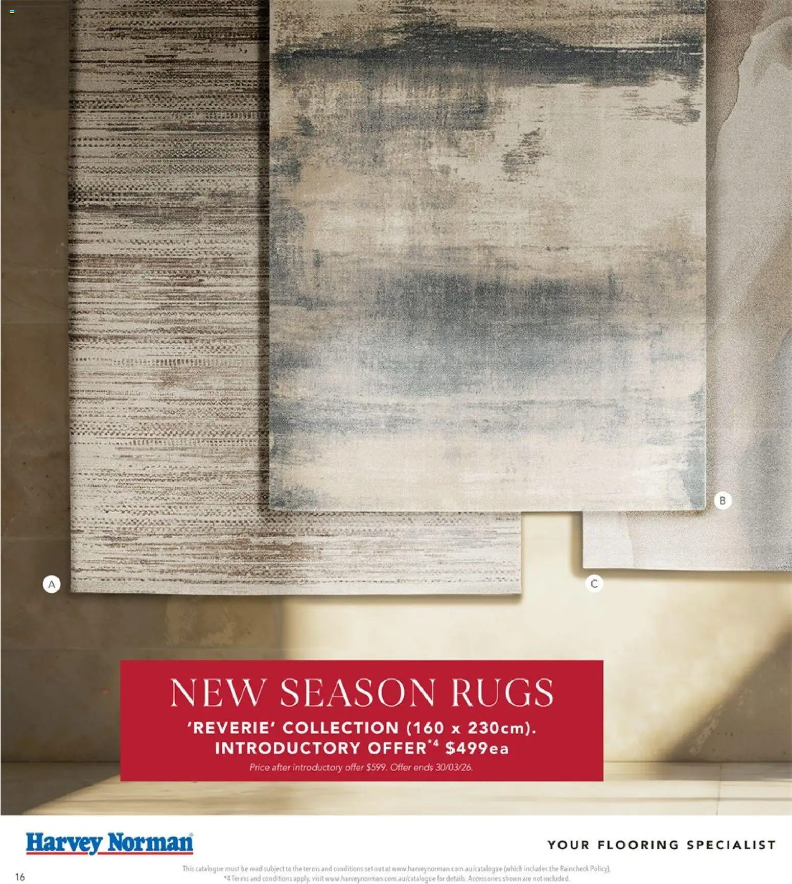 Harvey Norman catalogue - valid from 05.03.2026 | Page: 16 | Products: Flooring, Rugs, Accessories