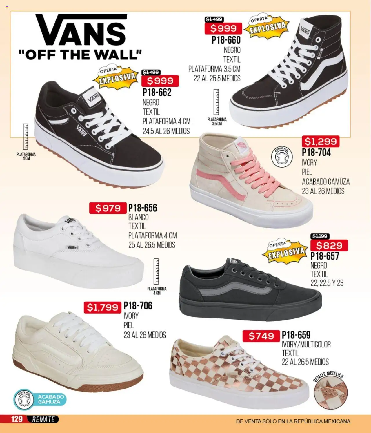 Nuevas ofertas de Cklass válidas en toda la República Mexicana desde el 13.08.2025. ¡Encuentra las mejores ofertas en Cklass - Catálogo Remate Total Ropa! | Página: 251 | Productos: Gamuza