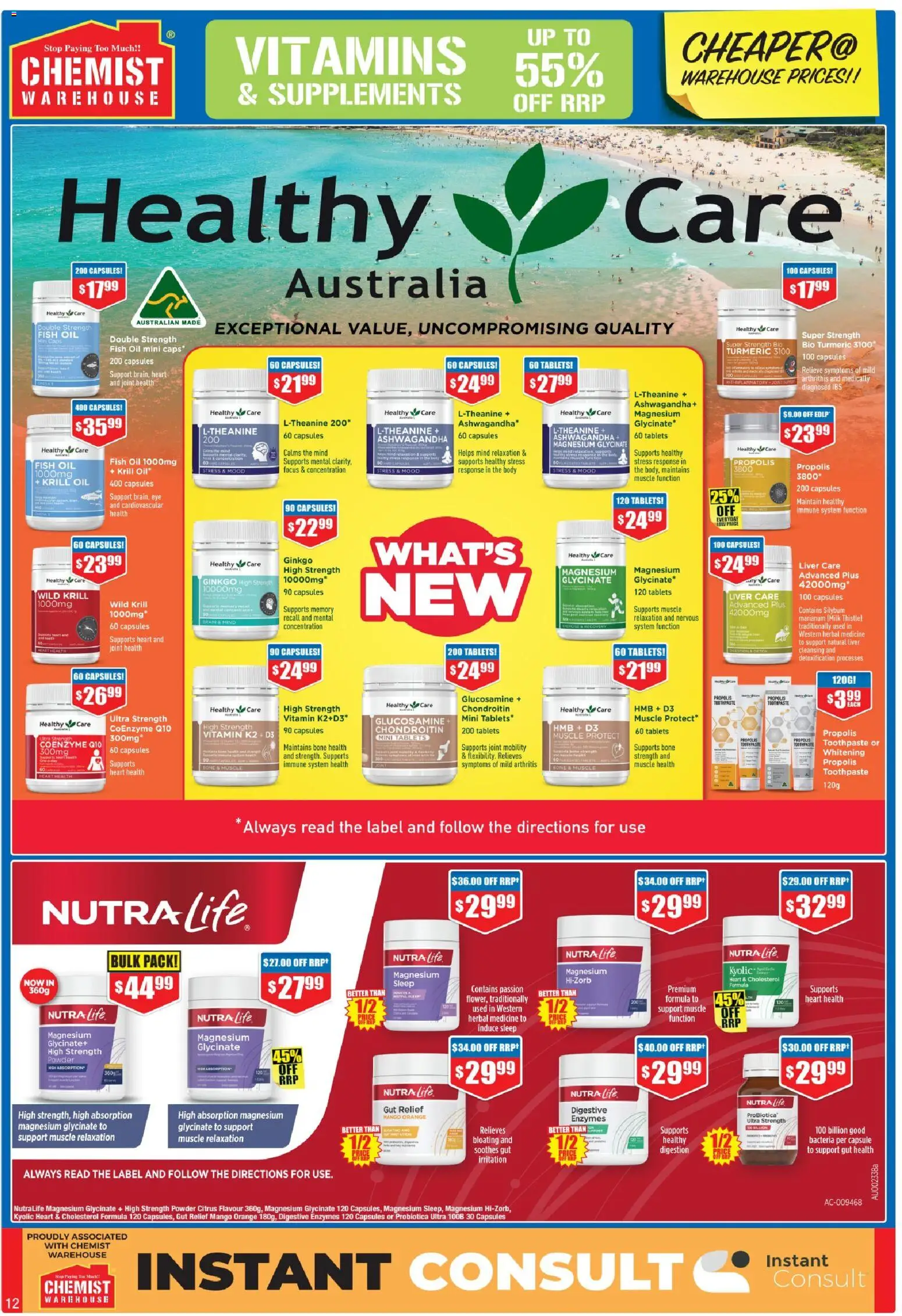 Chemist Warehouse catalogue - valid from 01.01.2026 | Page: 12 | Products: Oil, Toothpaste, Mango, Herbal