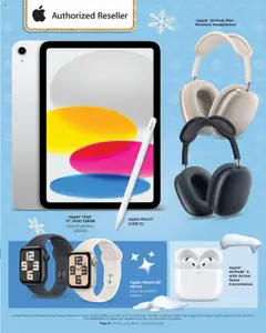 Preview of Fred Meyer weekly ads valid from 10.10.2025 | Page: 51 | Products: Pencil, Watch, Headphones, Ipad