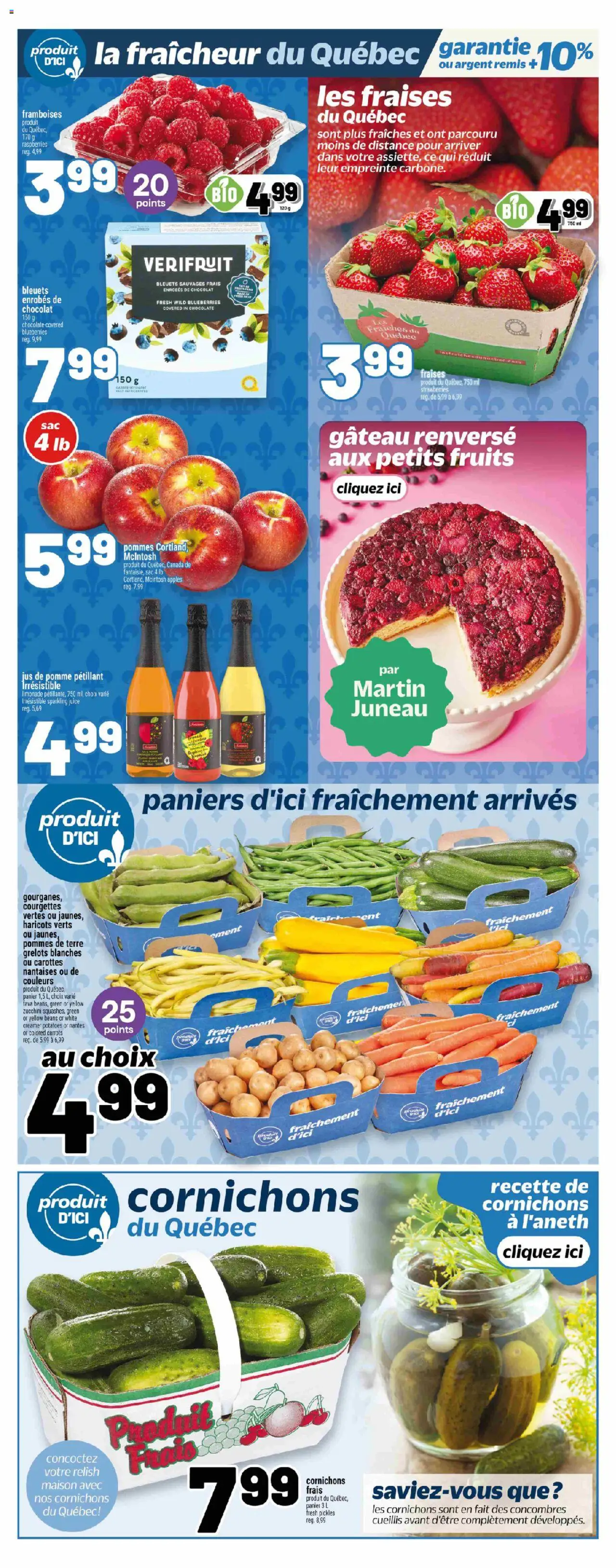 Metro flyer valid from 31.07.2025 | Page: 6 | Products: Strawberries, Chocolate, Juice, Apples