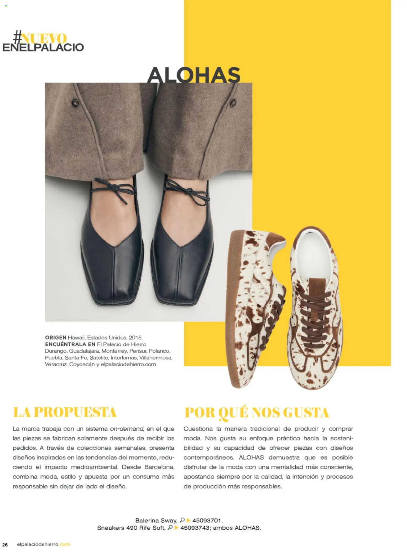 Nuevas ofertas de Palacio De Hierro válidas en toda la República Mexicana desde el 01.03.2026. ¡Encuentra las mejores ofertas en Palacio De Hierro catálogo! | Página: 28