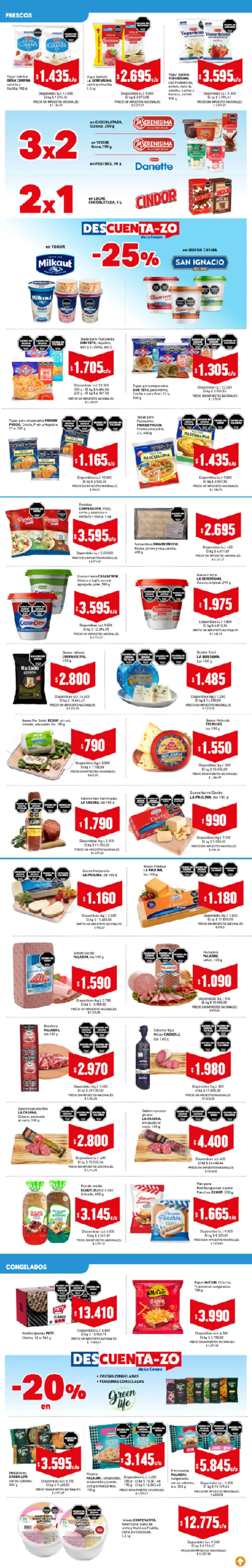 Cooperativa Obrera - Ahorrón │ válido desde el 02.01.2026 | Página: 4 | Productos: Pan, Salame, Espinaca, Té