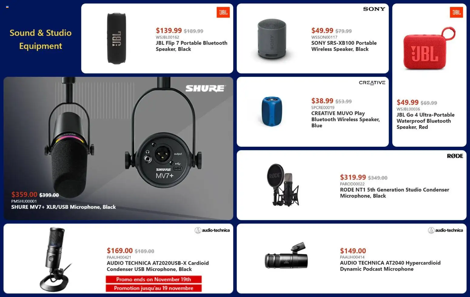 Canada Computers flyer valid from 14.11.2025 | Page: 15 | Products: Audio, Microphone